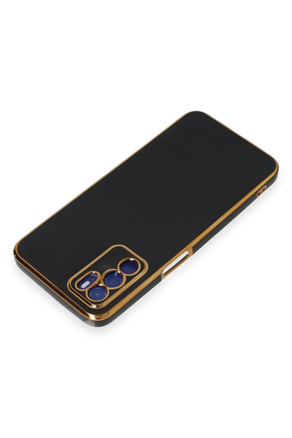 Newface Oppo A16 Kılıf Volet Silikon - Siyah — görsel 3