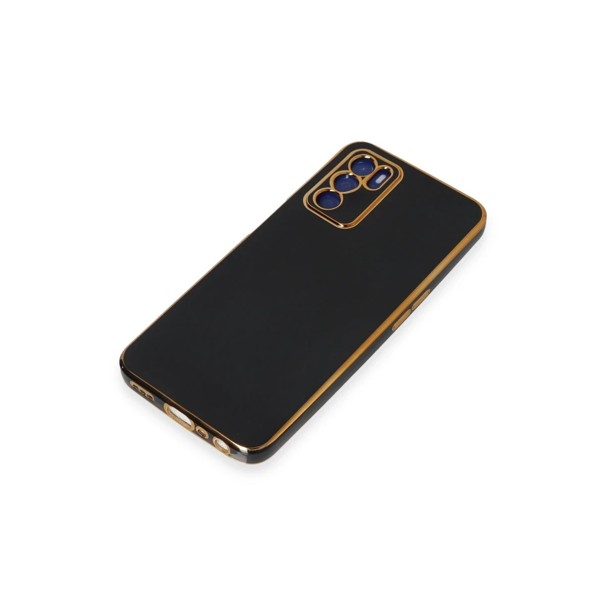 Newface Oppo A16 Kılıf Volet Silikon - Siyah — görsel 8