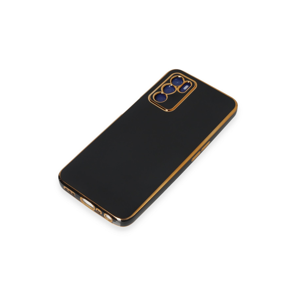 Newface Oppo A16 Kılıf Volet Silikon - Siyah — görsel 12