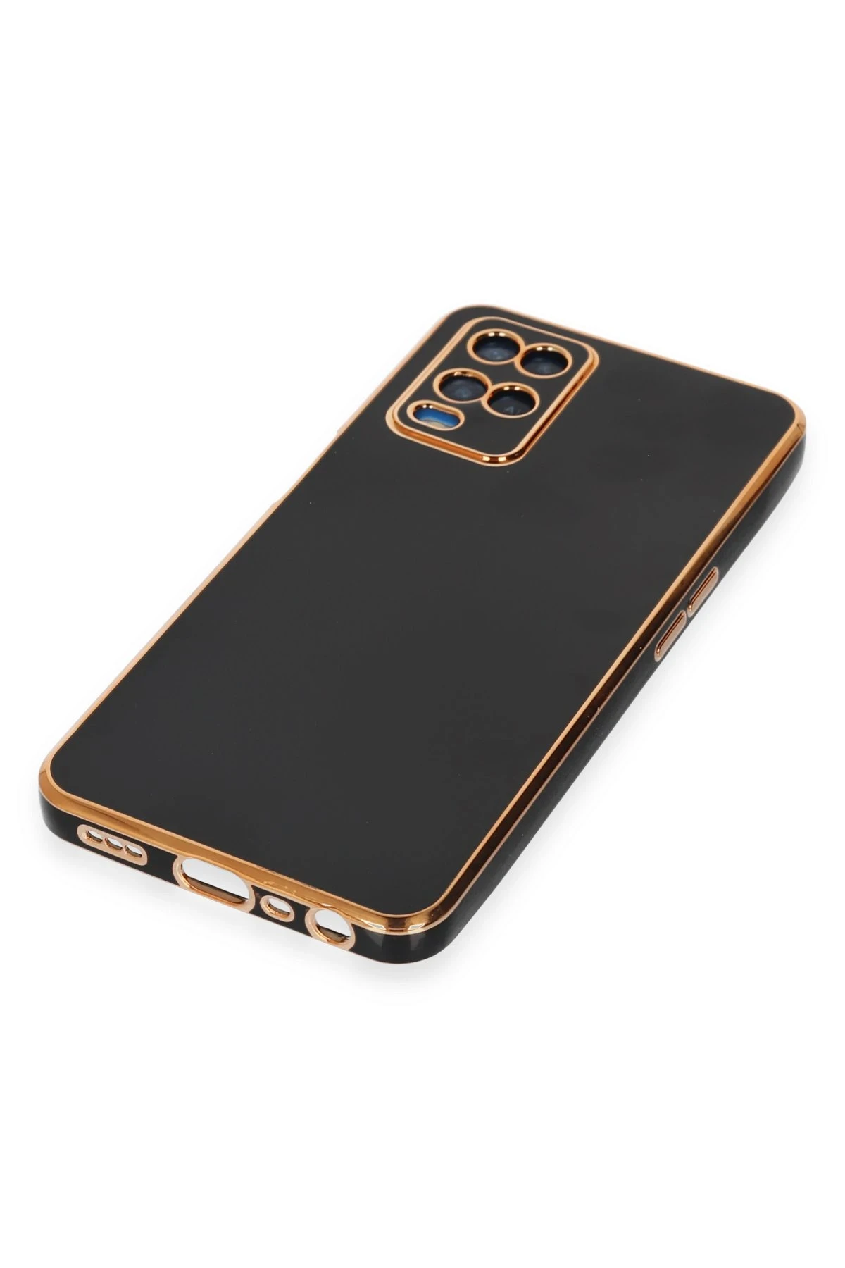 Newface Oppo A54 4G Kılıf Volet Silikon - Siyah