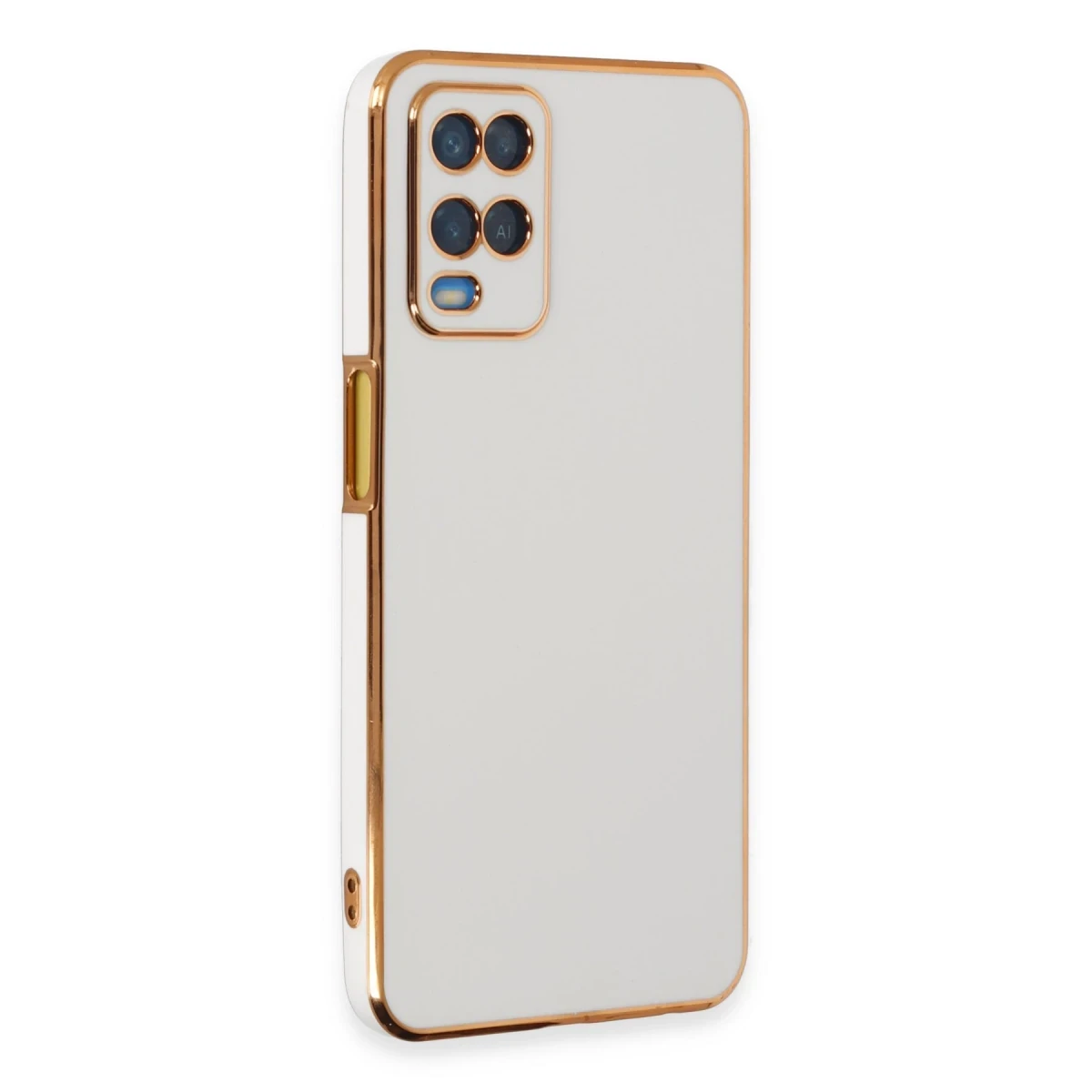 Newface Oppo A54 4G Kılıf Volet Silikon - Beyaz