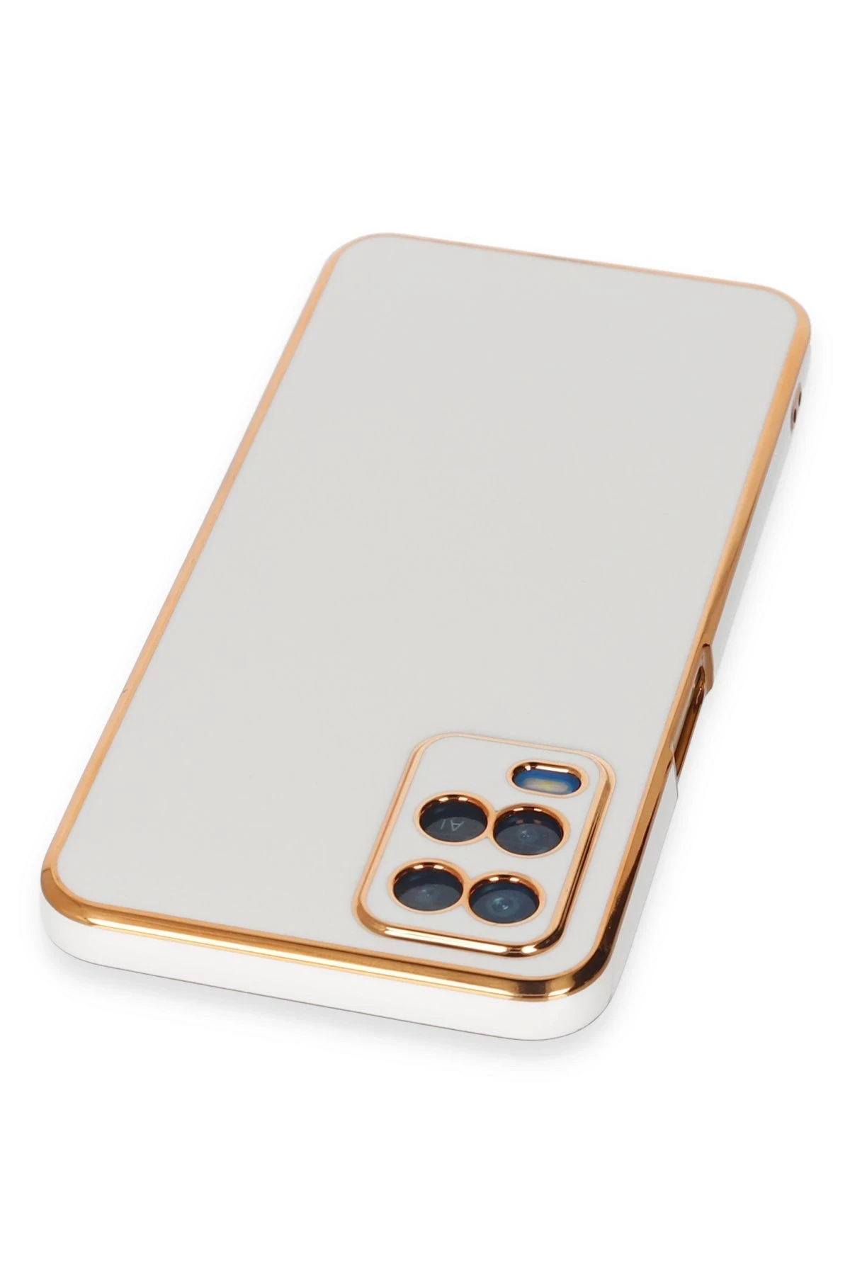 Newface Oppo A54 4G Kılıf Volet Silikon - Beyaz