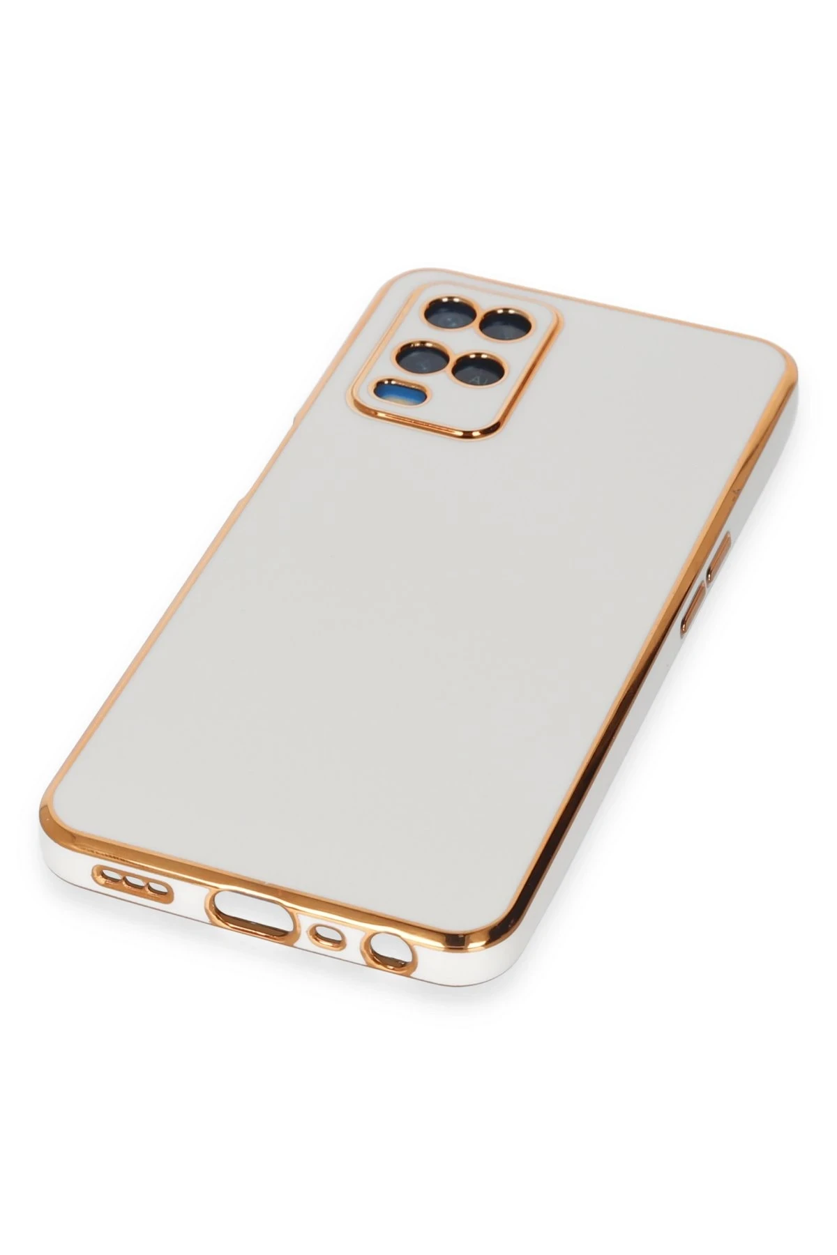 Newface Oppo A54 4G Kılıf Volet Silikon - Beyaz