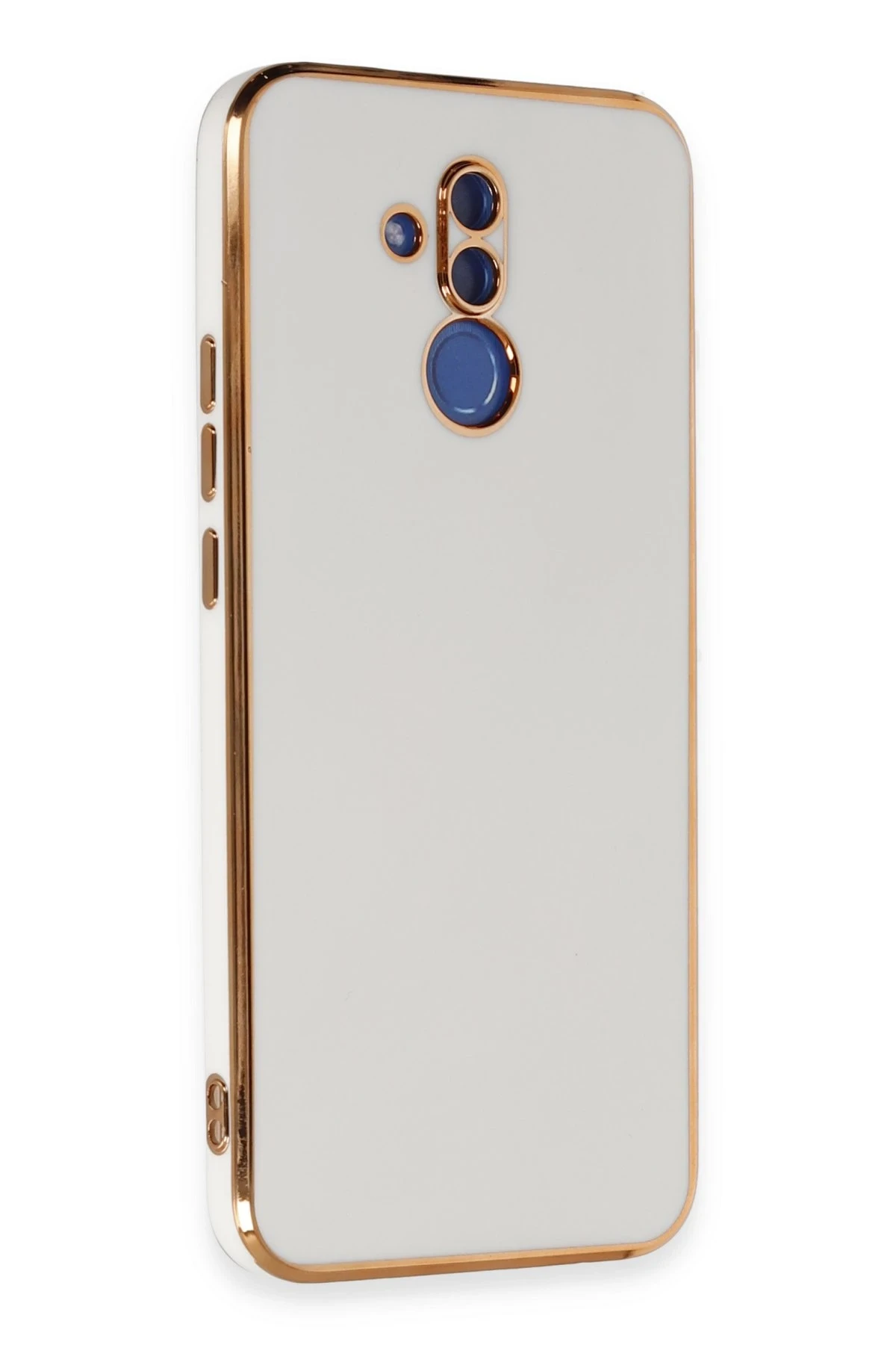 Newface Huawei Mate 20 Lite Kılıf Volet Silikon - Beyaz