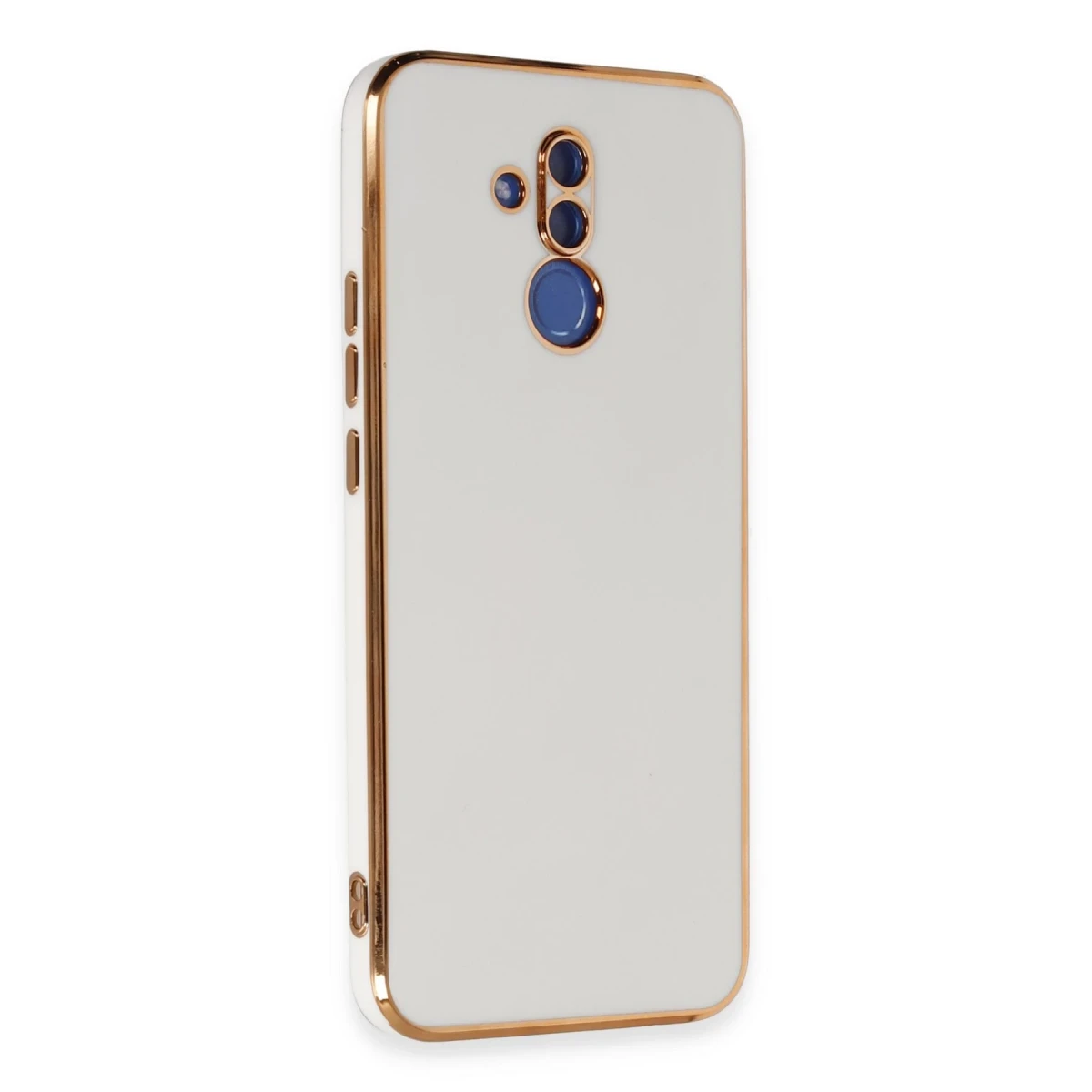 Newface Huawei Mate 20 Lite Kılıf Volet Silikon - Beyaz