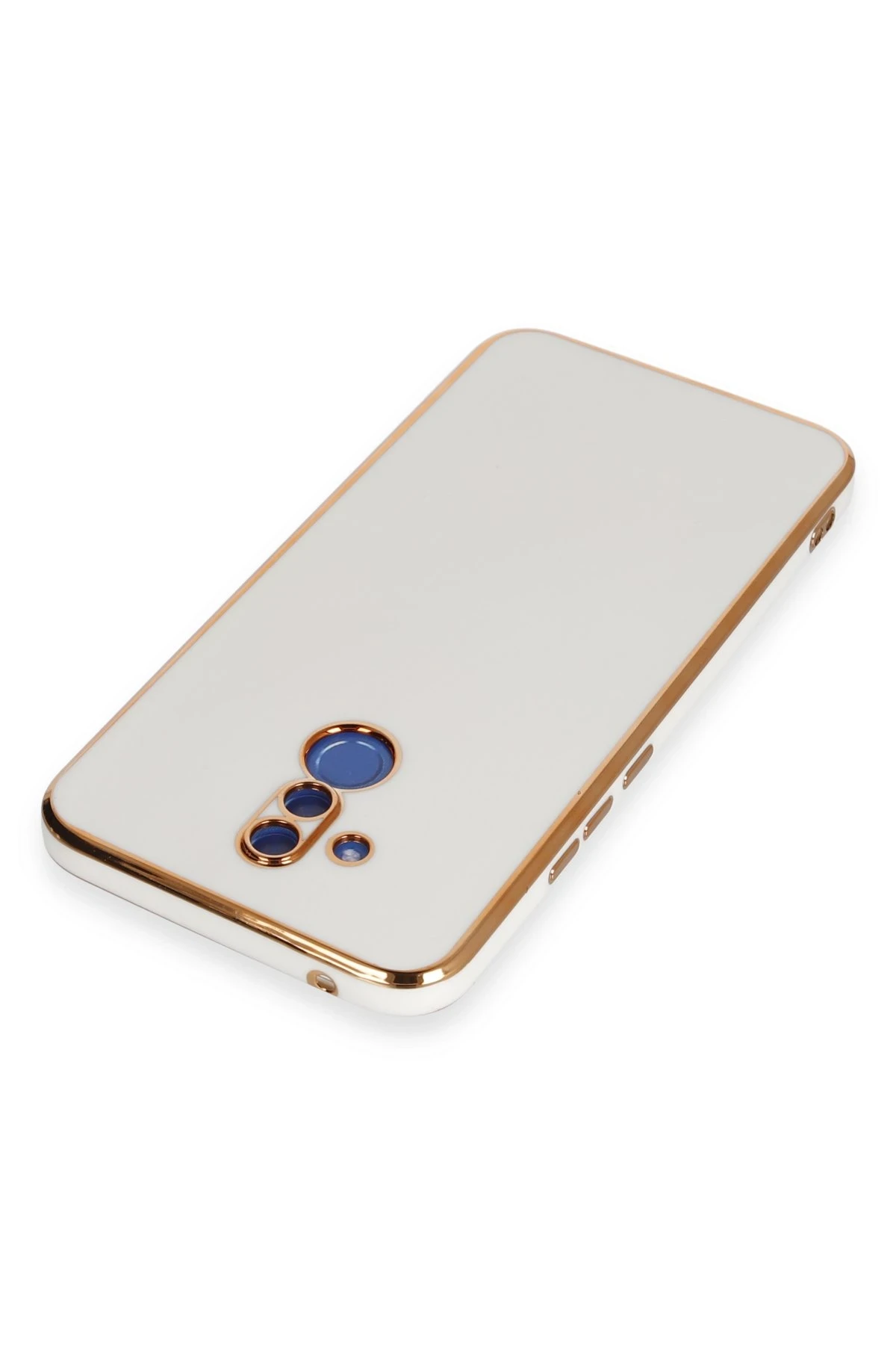 Newface Huawei Mate 20 Lite Kılıf Volet Silikon - Beyaz