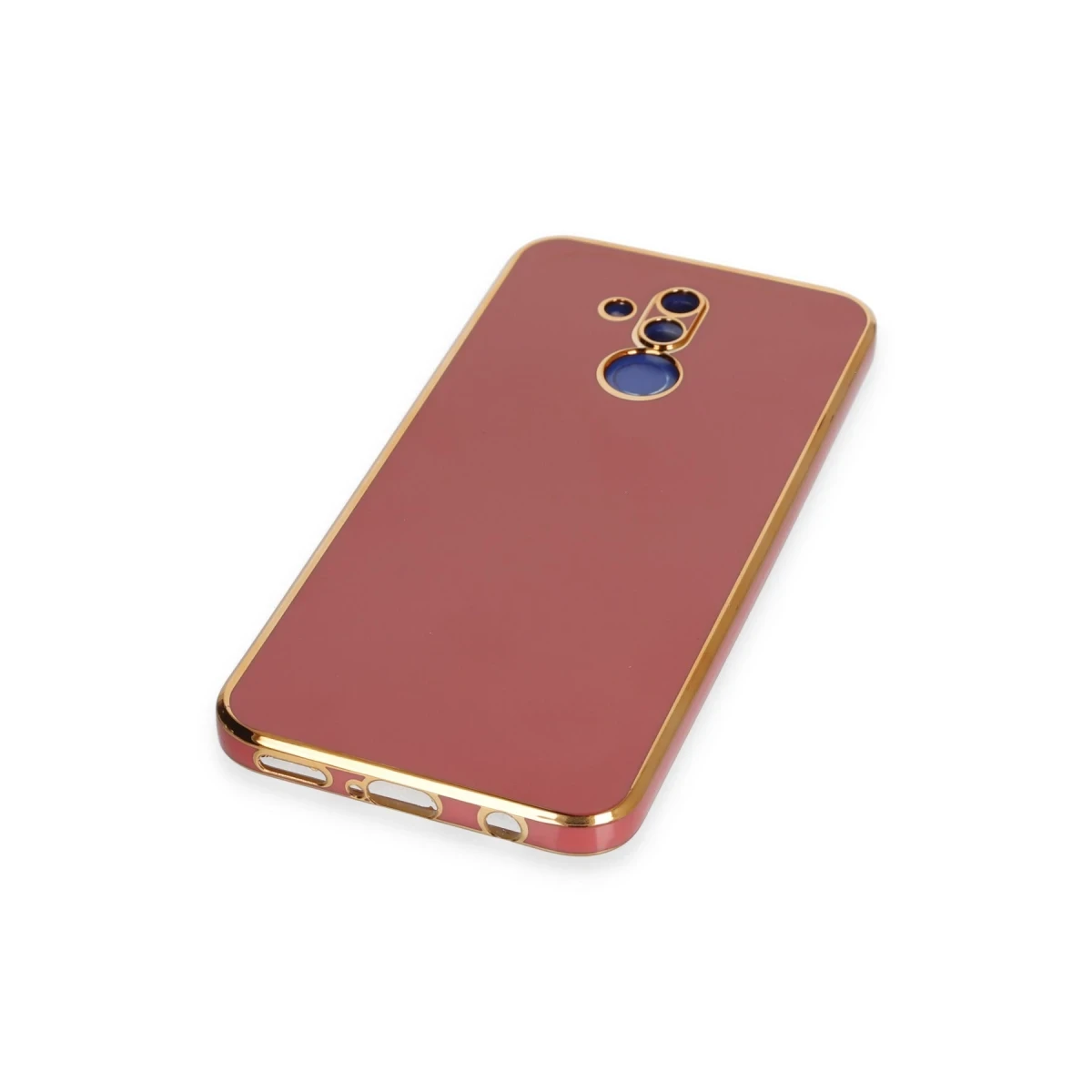Newface Huawei Mate 20 Lite Kılıf Volet Silikon - Kırmızı