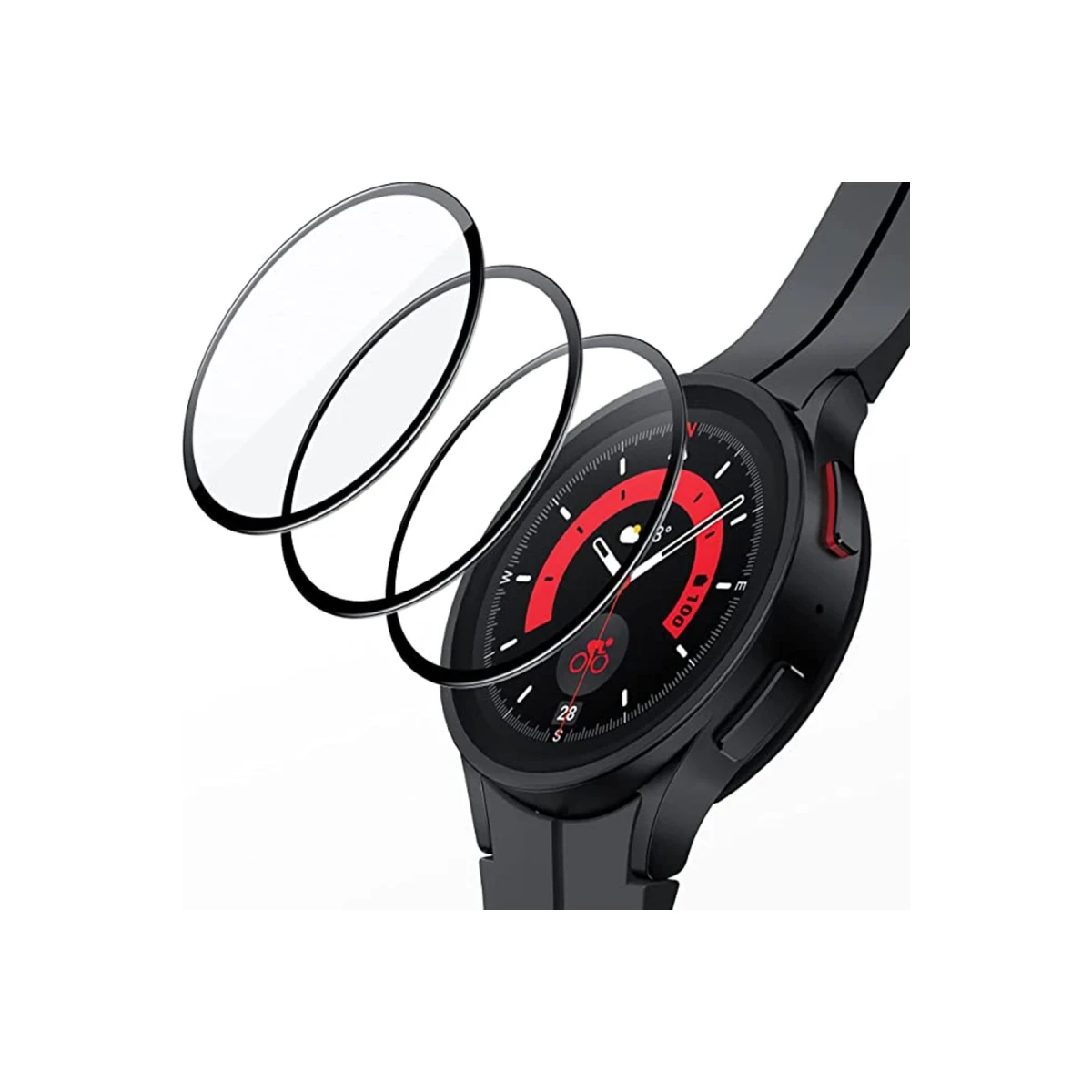 Newface Samsung Galaxy Watch 4 42mm Polymer Nano Ekran Koruyucu - Şeffaf — görsel 4