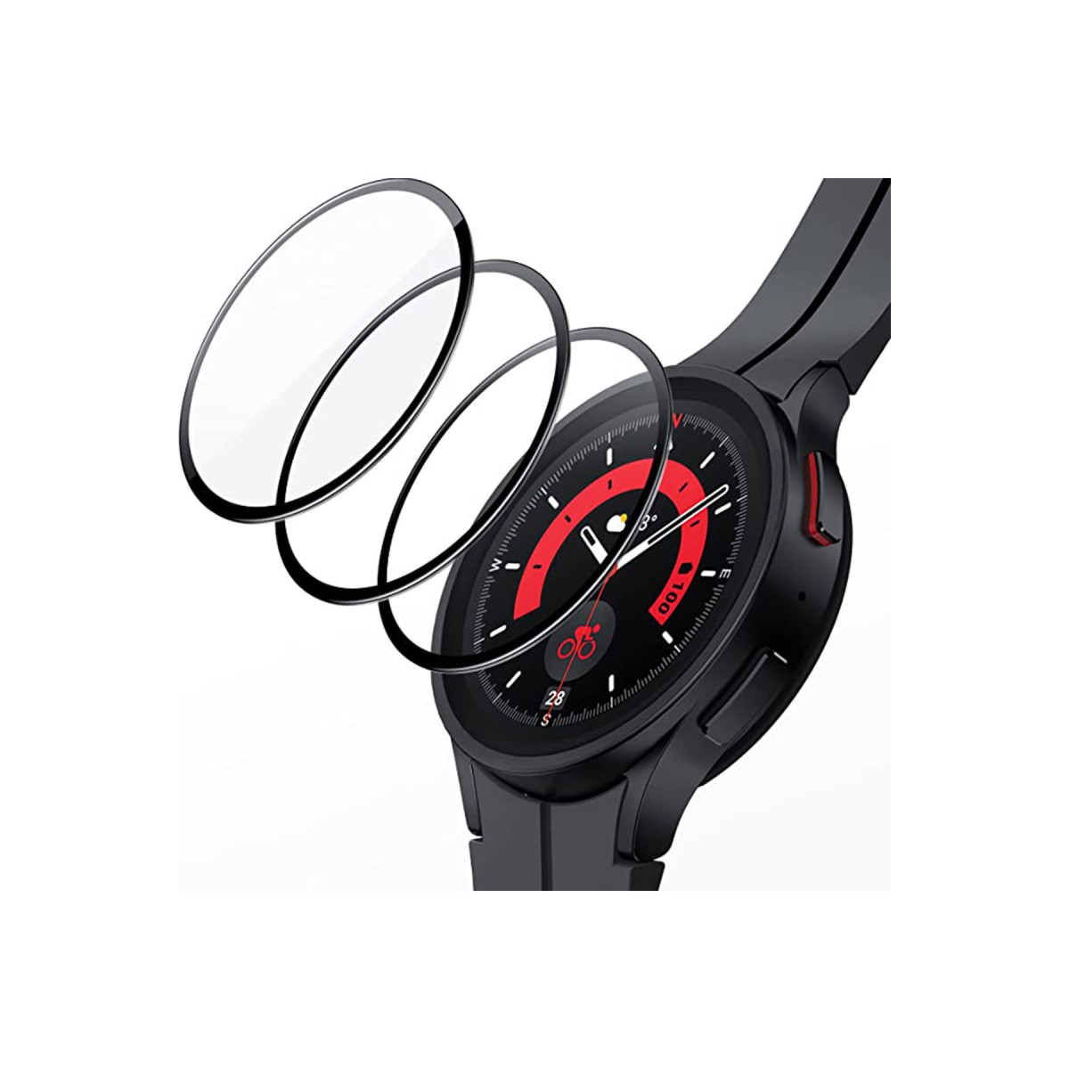Newface Samsung Galaxy Watch 4 42mm Polymer Nano Ekran Koruyucu - Şeffaf — görsel 7