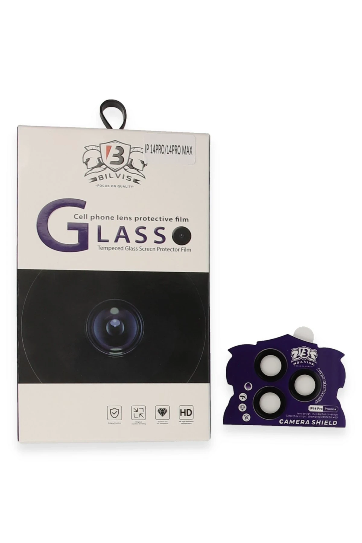 Newface Apple iPhone 15 Pro Max Bilvis Titan Kamera Lens - Siyah