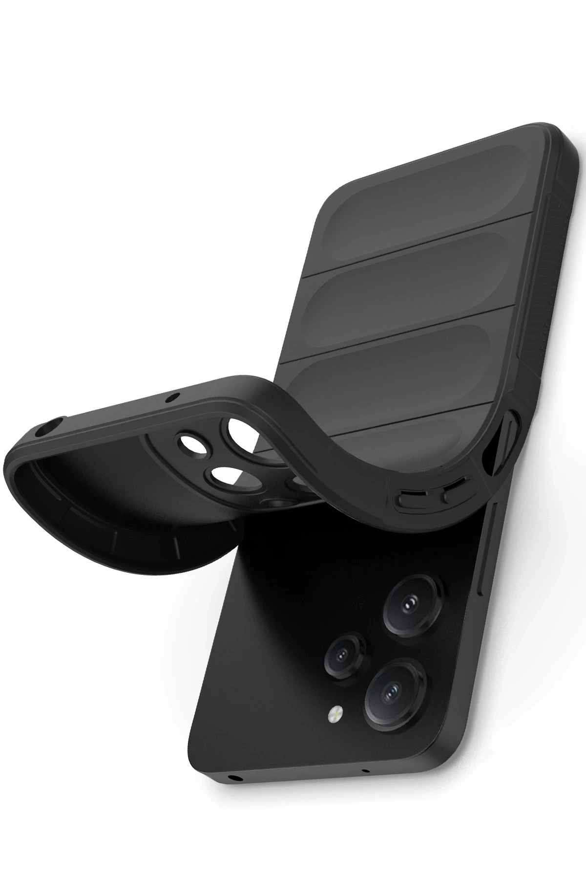 Newface Xiaomi Redmi 12 Kılıf Optimum Silikon - Siyah — görsel 4