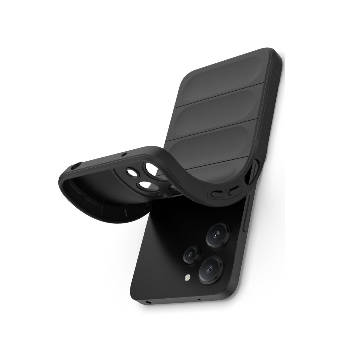Newface Xiaomi Redmi 12 Kılıf Optimum Silikon - Siyah — görsel 12
