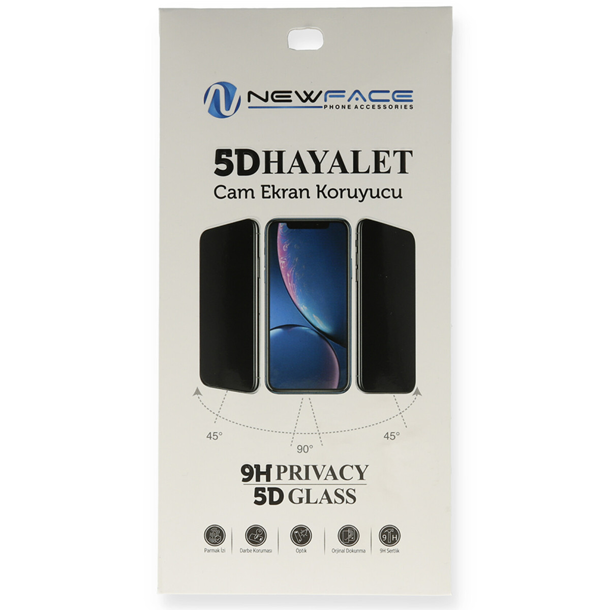 Newface Realme C25 5D Hayalet Cam Ekran Koruyucu — görsel 7