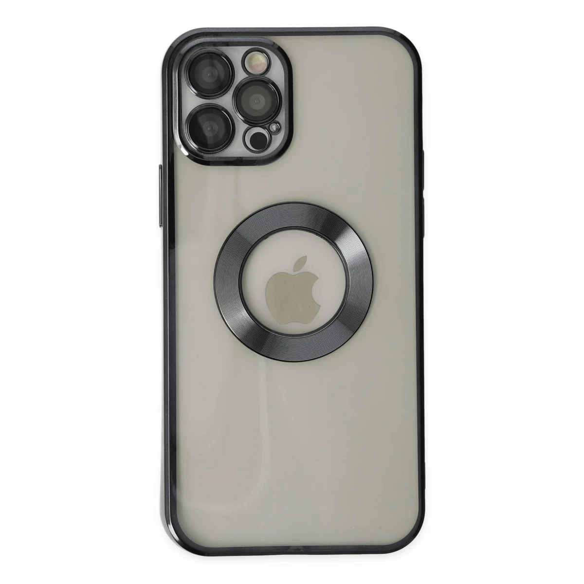 Newface Apple iPhone 12 Pro Max Kılıf Slot Silikon - Siyah — görsel 6