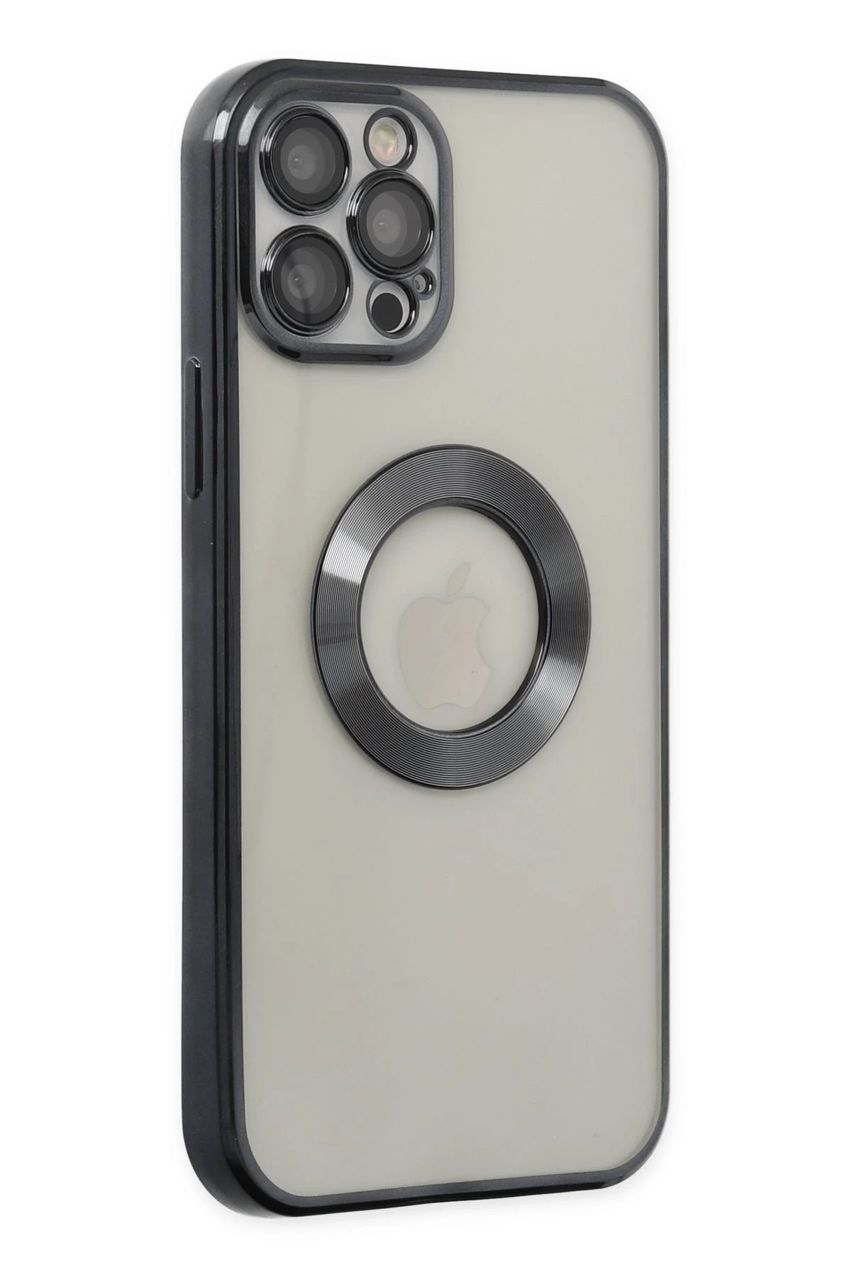 Newface Apple iPhone 12 Pro Max Kılıf Slot Silikon - Siyah — görsel 2