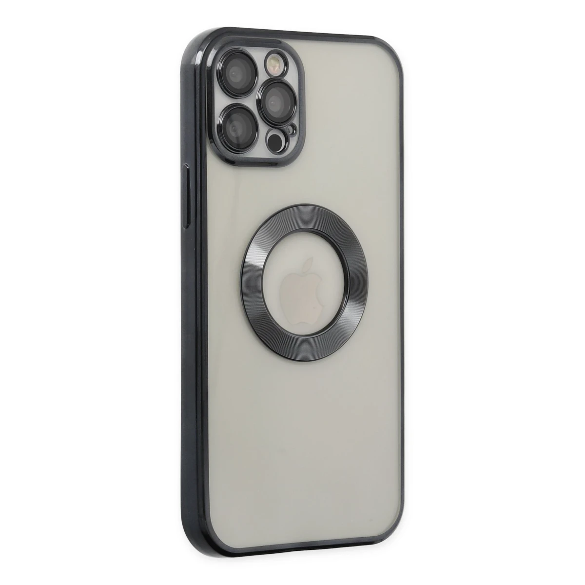 Newface Apple iPhone 12 Pro Max Kılıf Slot Silikon - Siyah — görsel 7