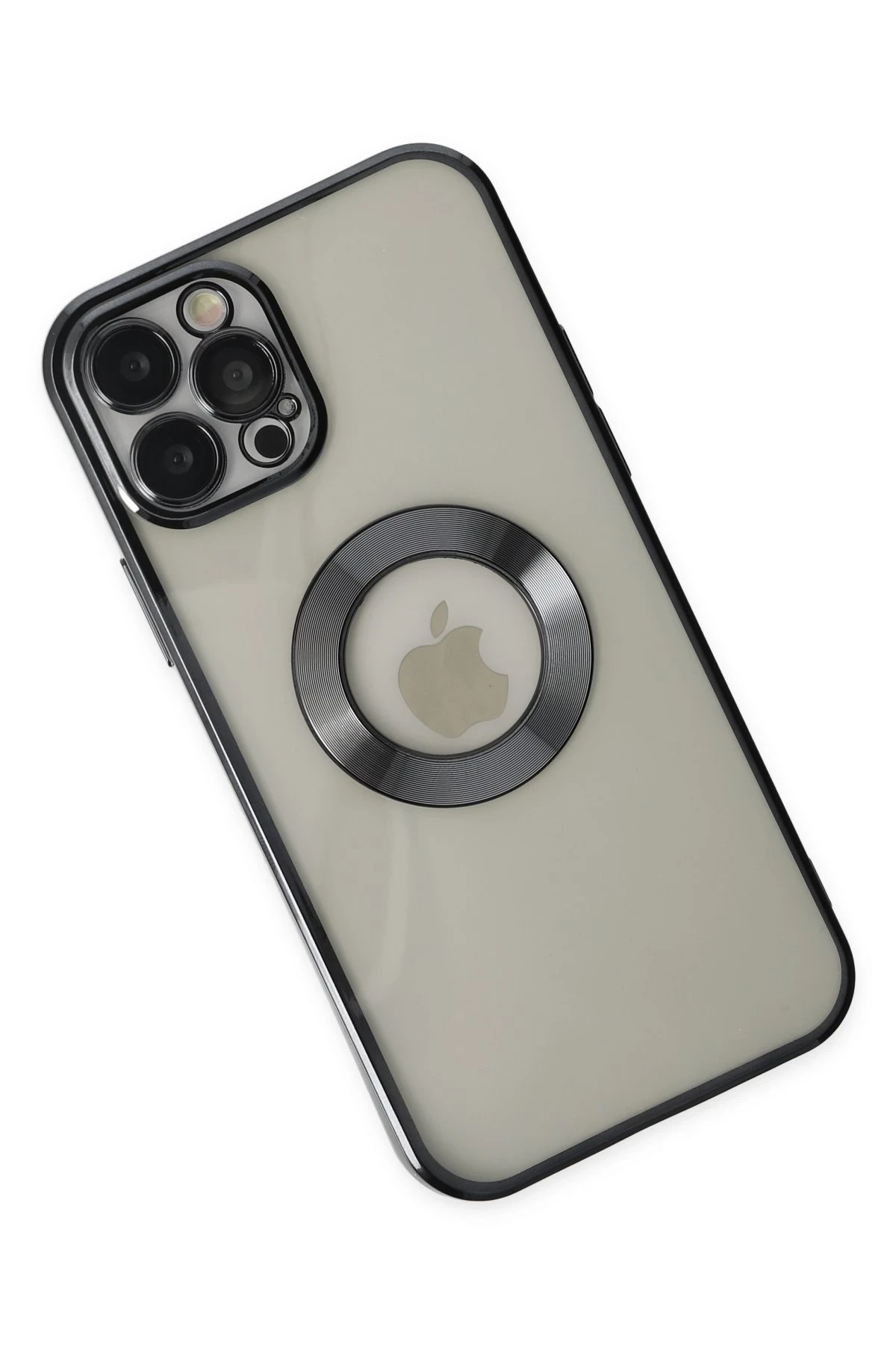 Newface Apple iPhone 12 Pro Max Kılıf Slot Silikon - Siyah — görsel 3