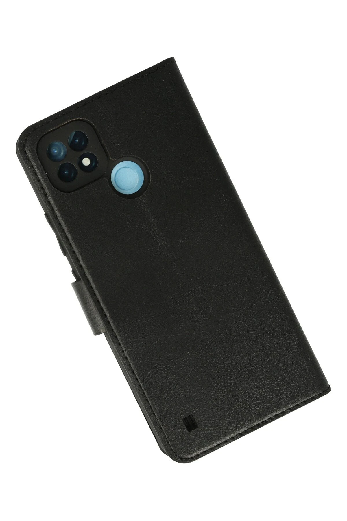 Newface Realme C21 Kılıf Trend S Plus Kapaklı Kılıf - Siyah — görsel 3