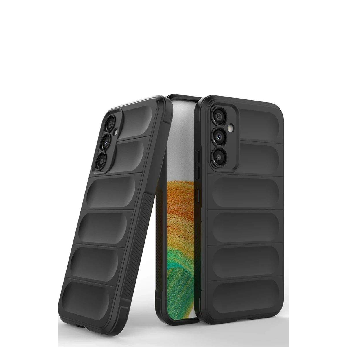 Newface Samsung Galaxy M34 5G Kılıf Optimum Silikon - Siyah — görsel 7
