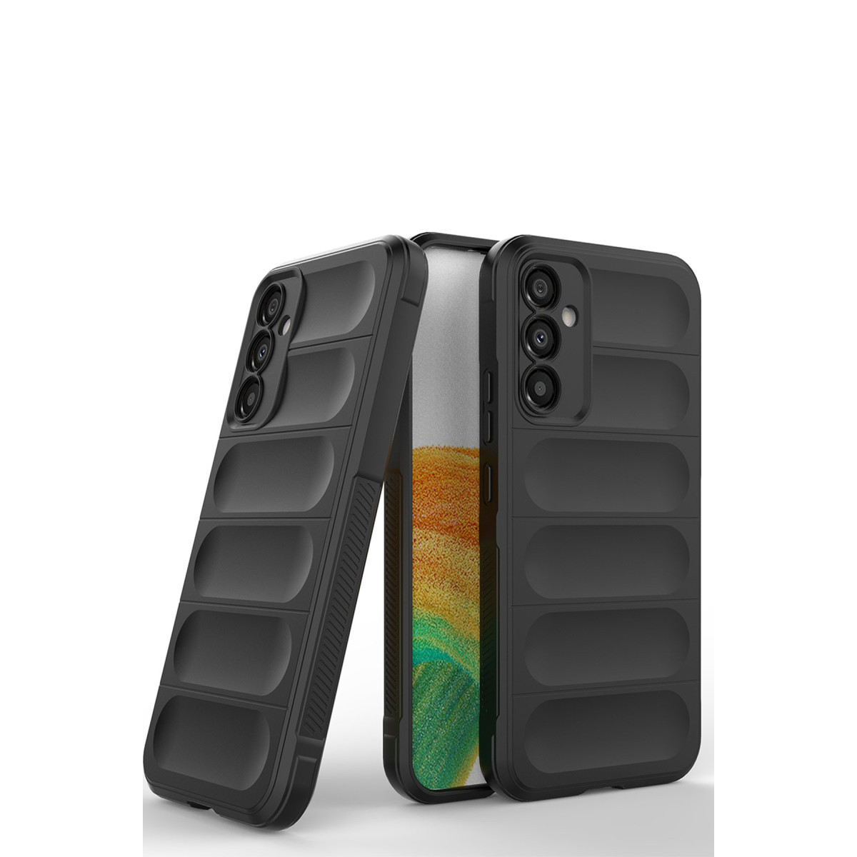 Newface Samsung Galaxy M34 5G Kılıf Optimum Silikon - Siyah — görsel 11