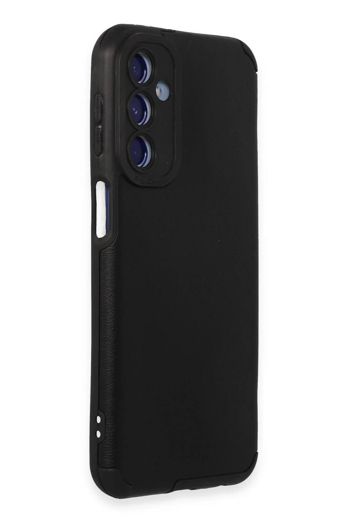 Newface Samsung Galaxy M34 5G Kılıf Loop Deri Silikon - Siyah