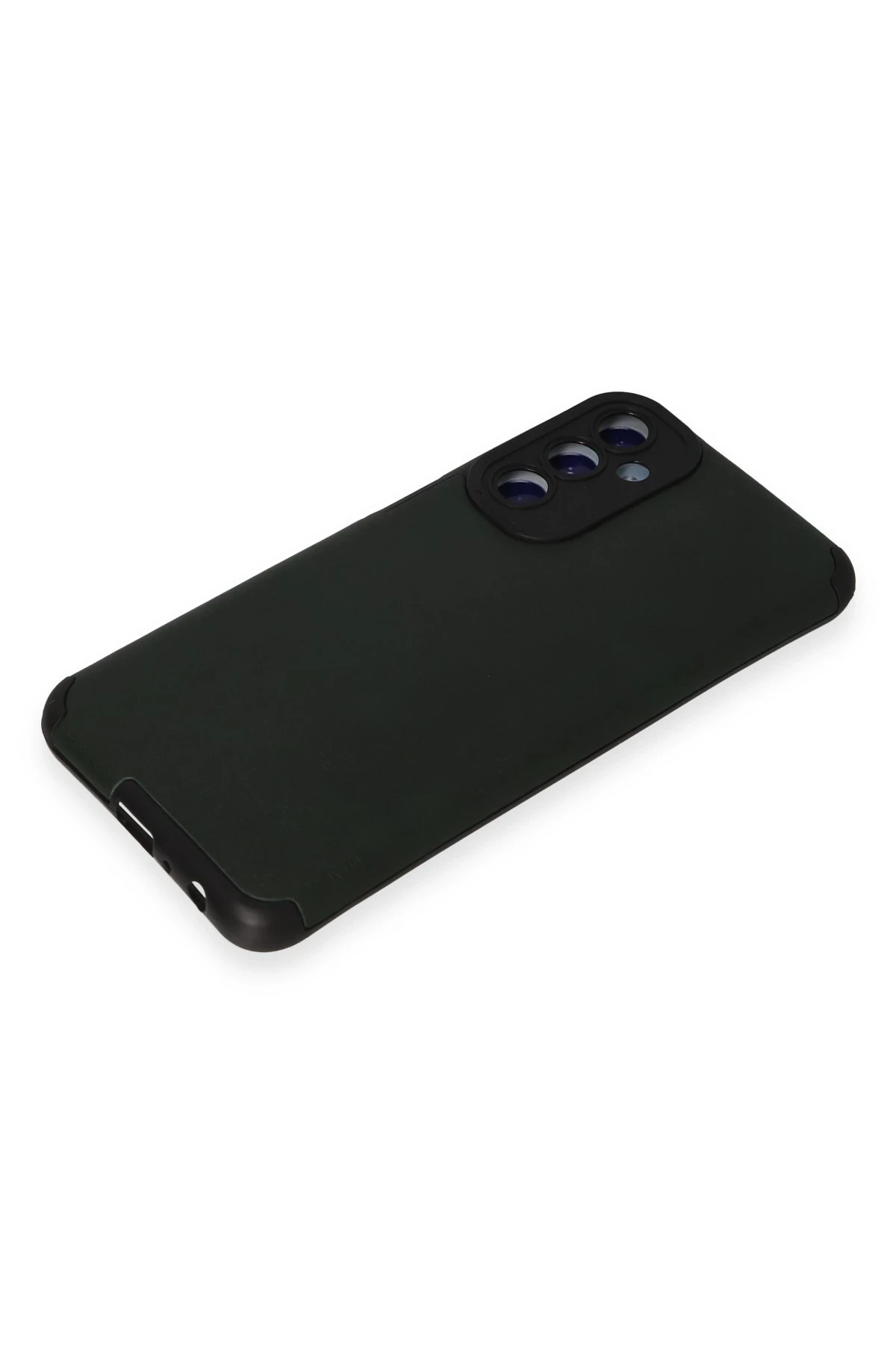 Newface Samsung Galaxy M34 5G Kılıf Loop Deri Silikon - Yeşil
