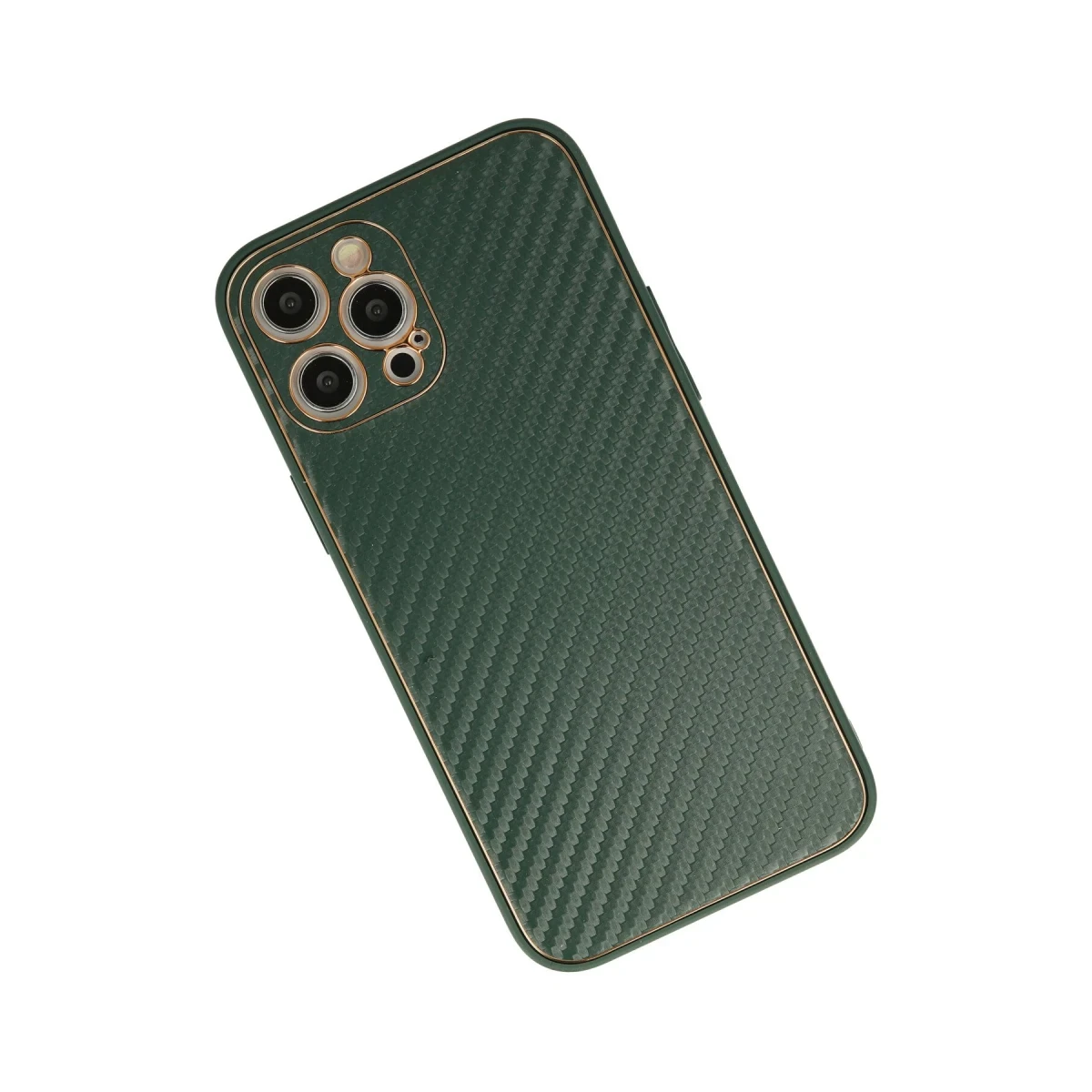 Newface Apple iPhone 12 Pro Kılıf Coco Karbon Silikon - Yeşil