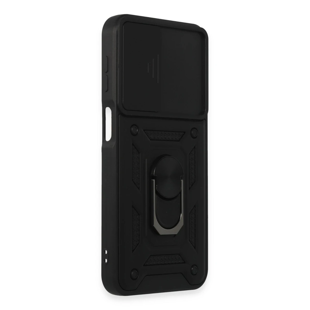 Newface Samsung Galaxy M34 5G Kılıf Pars Lens Yüzüklü Silikon - Siyah — görsel 9