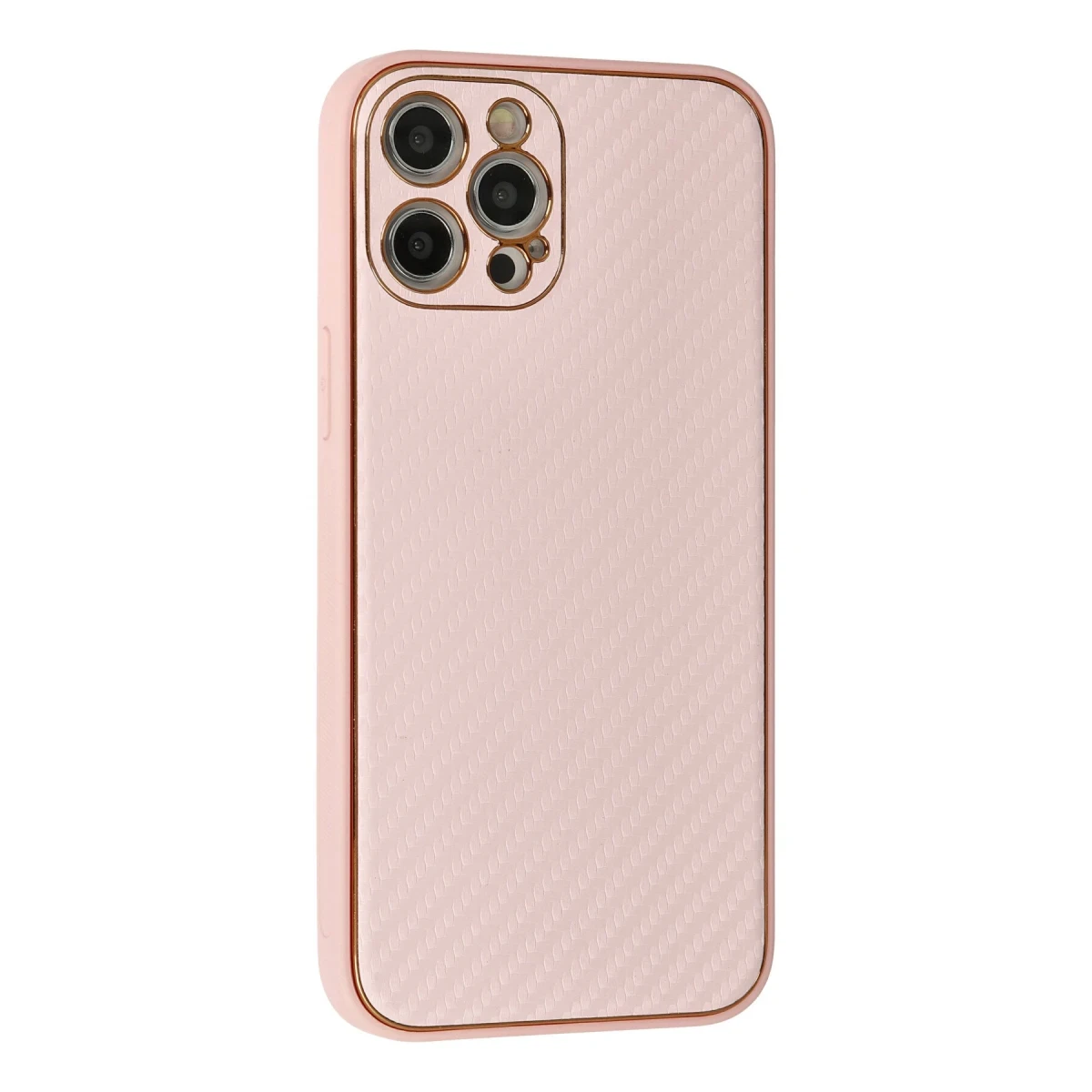 Newface Apple iPhone 12 Pro Max Kılıf Coco Karbon Silikon - Pembe — görsel 5