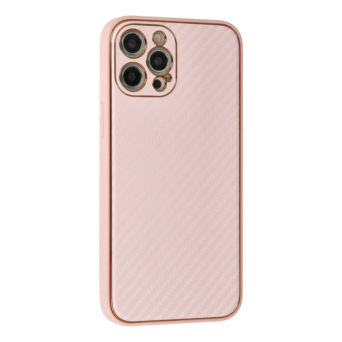 Newface Apple iPhone 12 Pro Max Kılıf Coco Karbon Silikon - Pembe — görsel 8