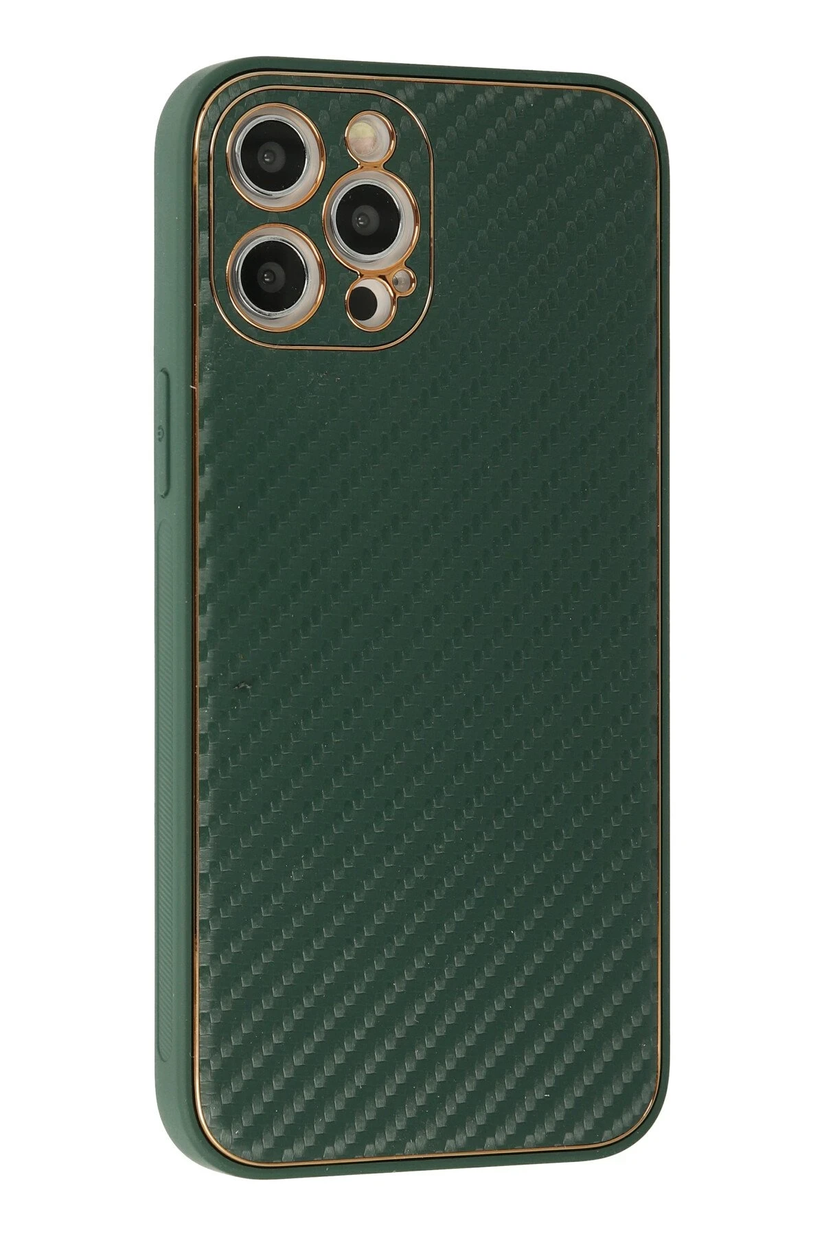 Newface iPhone 12 Pro Max Kılıf Coco Karbon Silikon - Yeşil