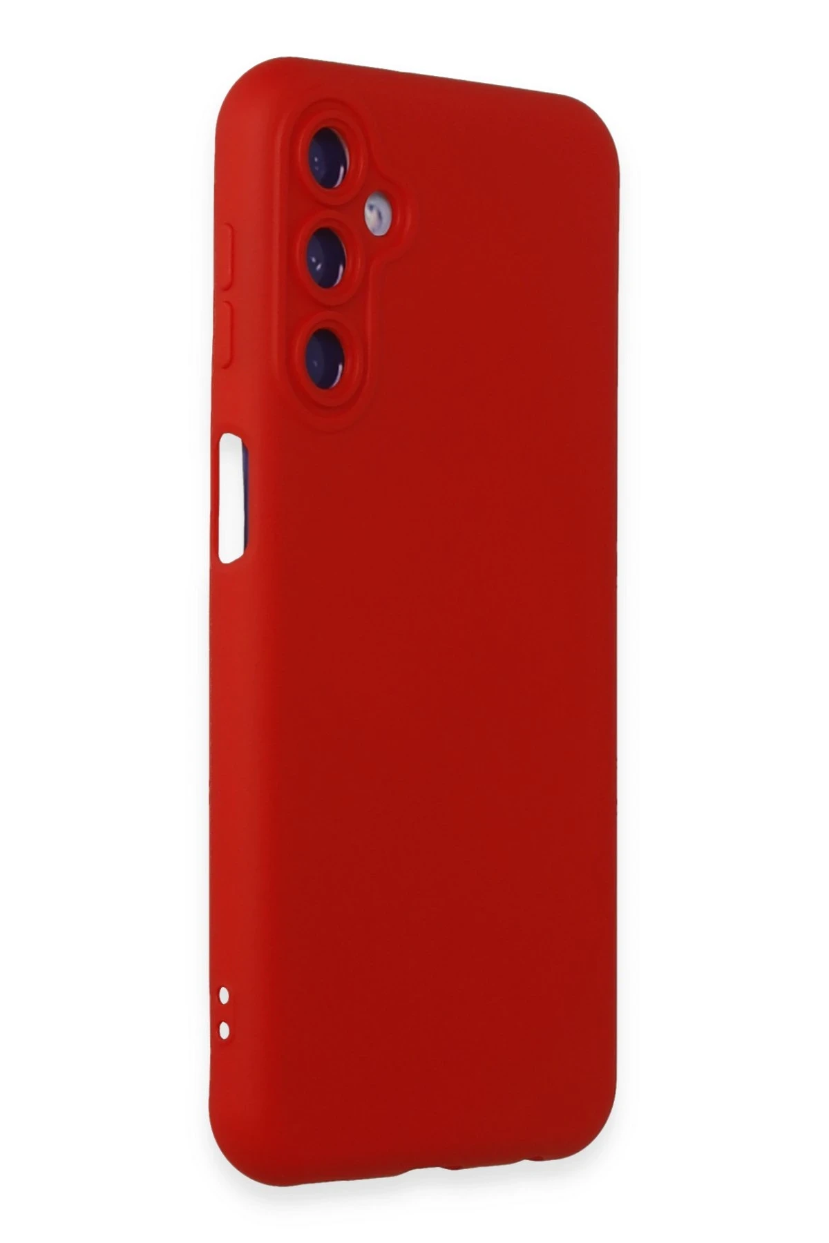 Newface Samsung Galaxy M34 5G Kılıf Nano içi Kadife Silikon - Kırmızı