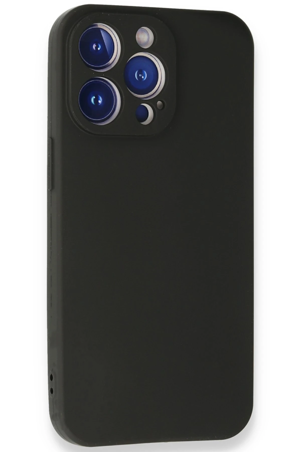 Newface iPhone 13 Pro Kılıf First Silikon - Siyah