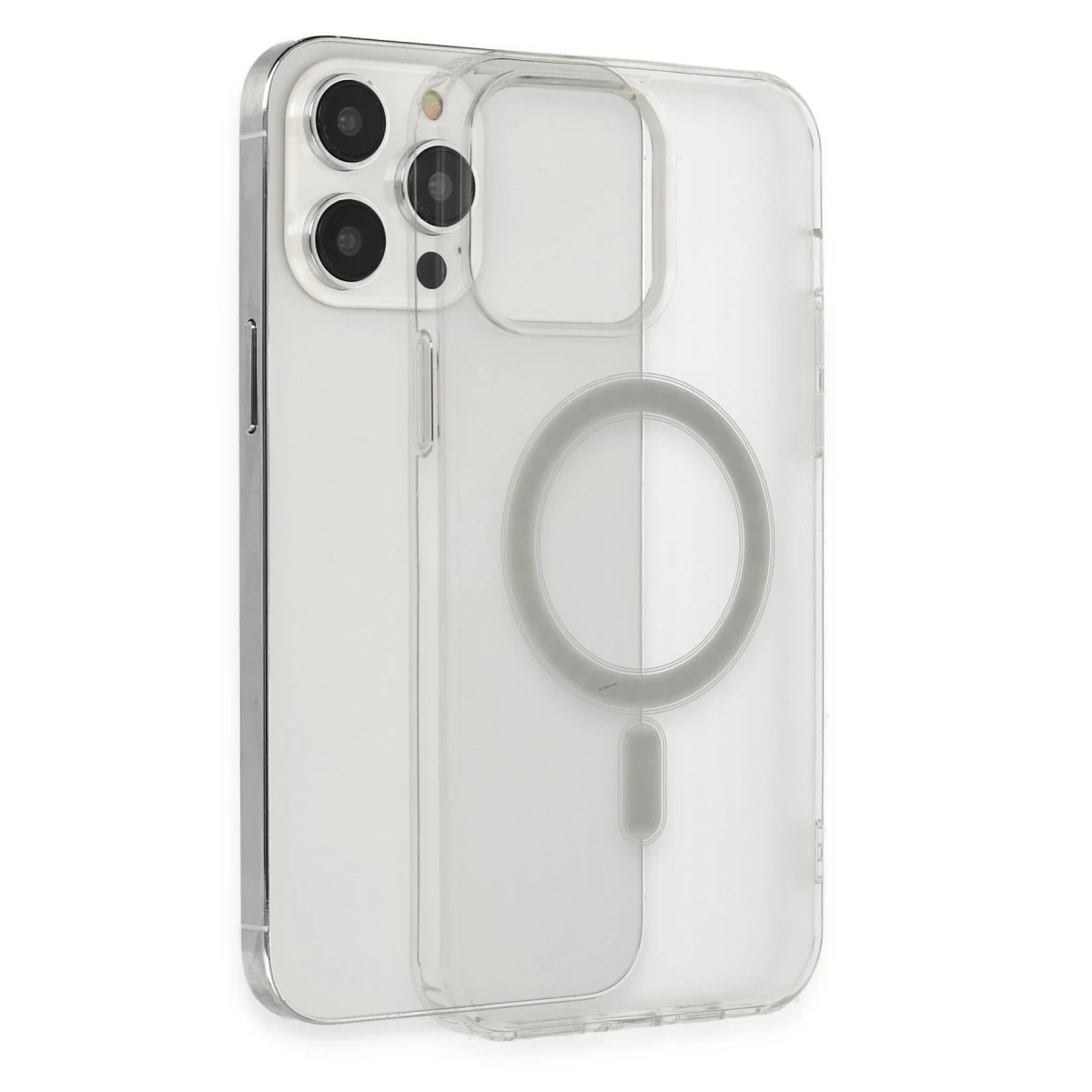 Newface Apple iPhone 14 Pro Max Kılıf Matte Şeffaf Magneticsafe - Şeffaf — görsel 11