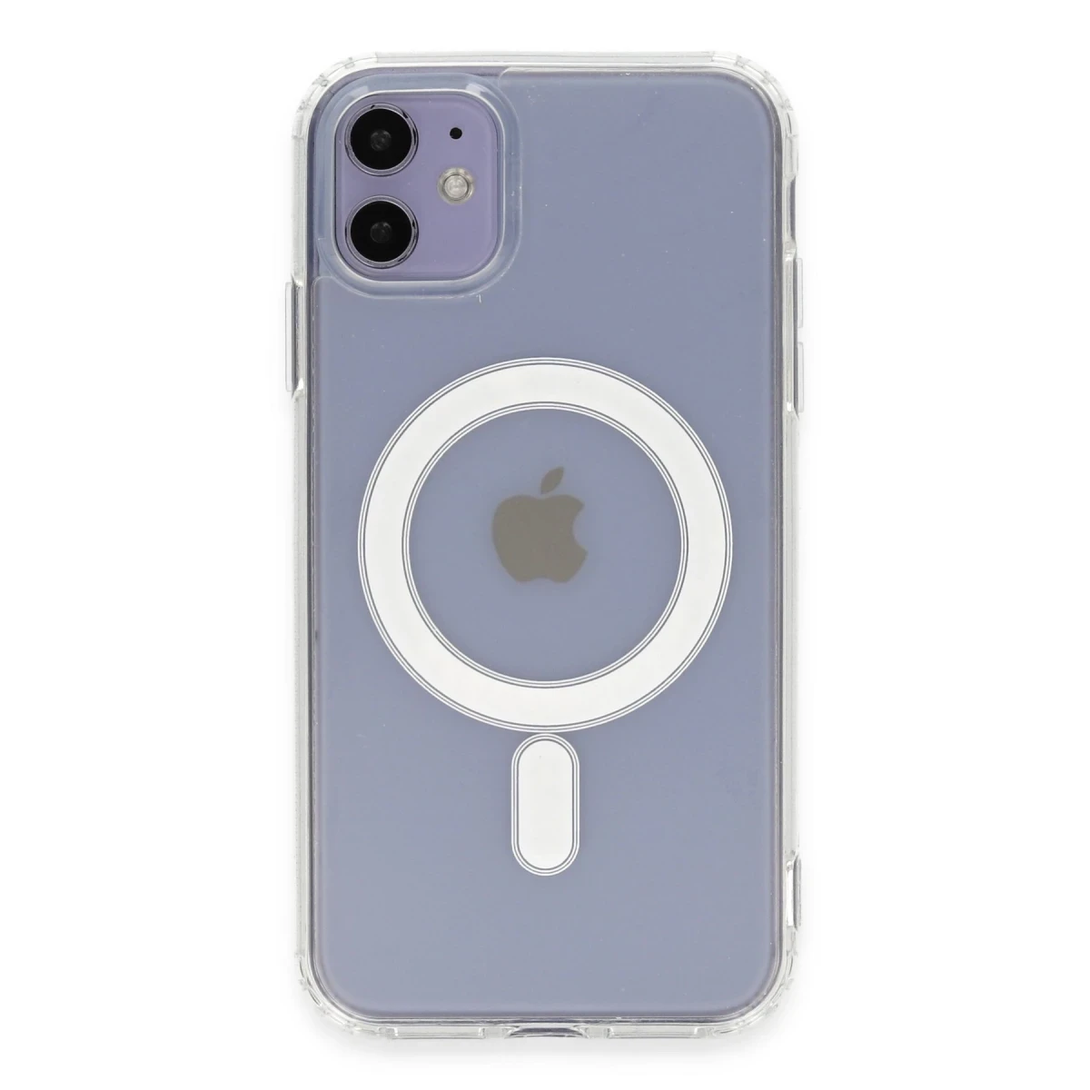Newface Apple iPhone 11 Kılıf Matte Şeffaf Magneticsafe - Şeffaf — görsel 6