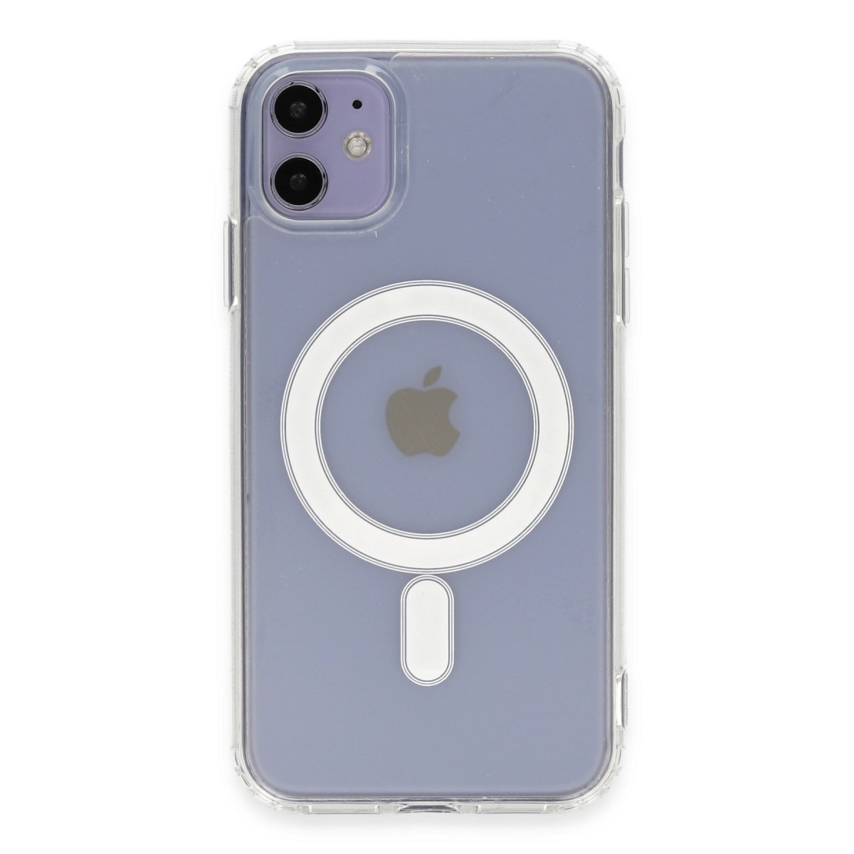 Newface Apple iPhone 11 Kılıf Matte Şeffaf Magneticsafe - Şeffaf — görsel 11