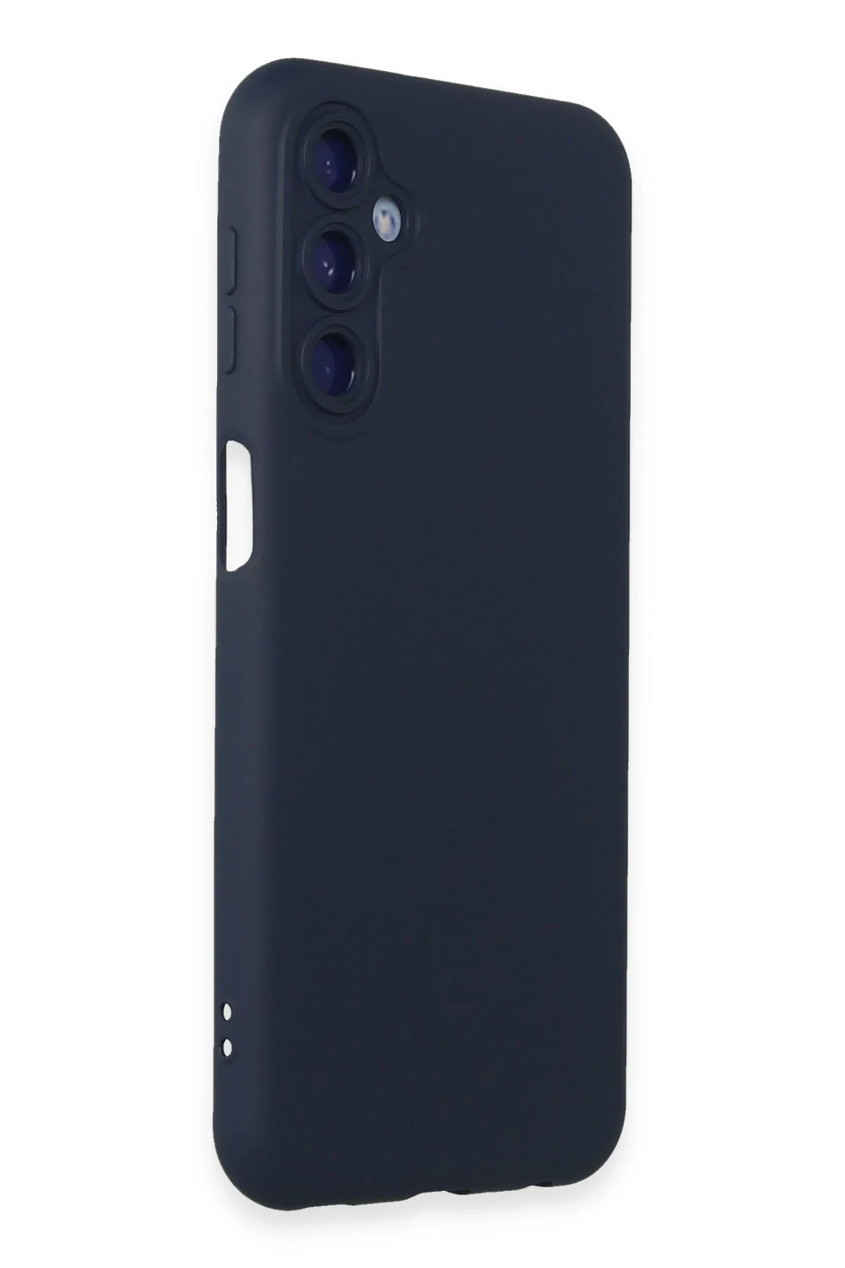 Newface Samsung Galaxy M34 5G Kılıf Nano içi Kadife Silikon - Lacivert