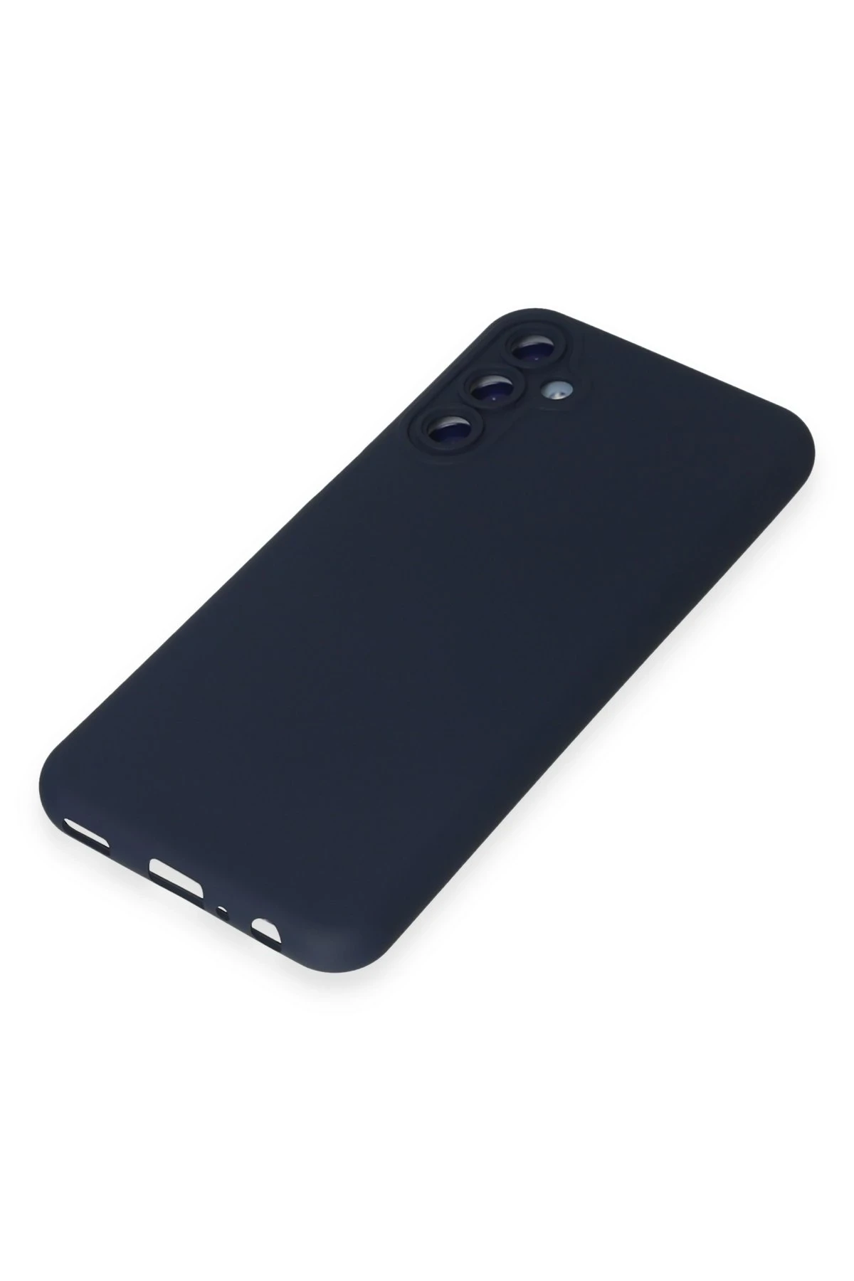 Newface Samsung Galaxy M34 5G Kılıf Nano içi Kadife Silikon - Lacivert