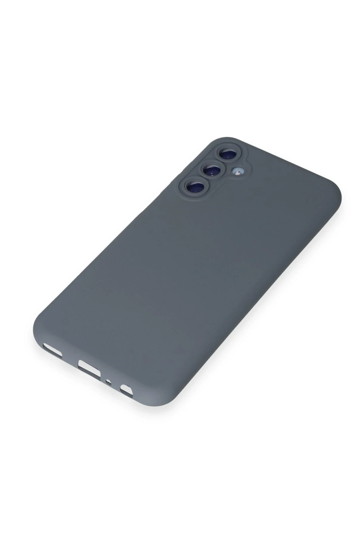 Newface Samsung Galaxy M34 5G Kılıf Nano içi Kadife Silikon - Gri