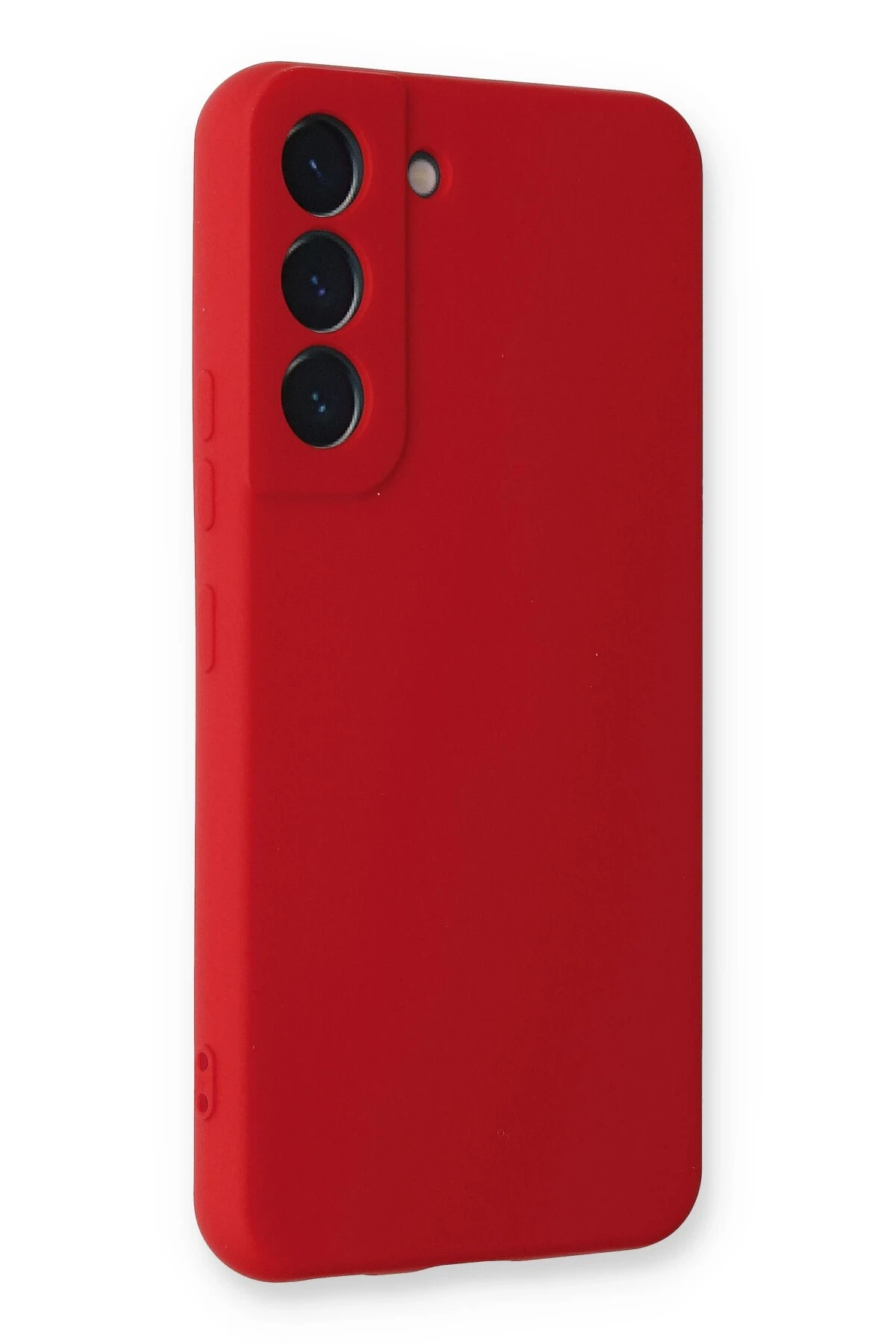 Newface Samsung Galaxy S23 Kılıf Nano içi Kadife Silikon - Kırmızı