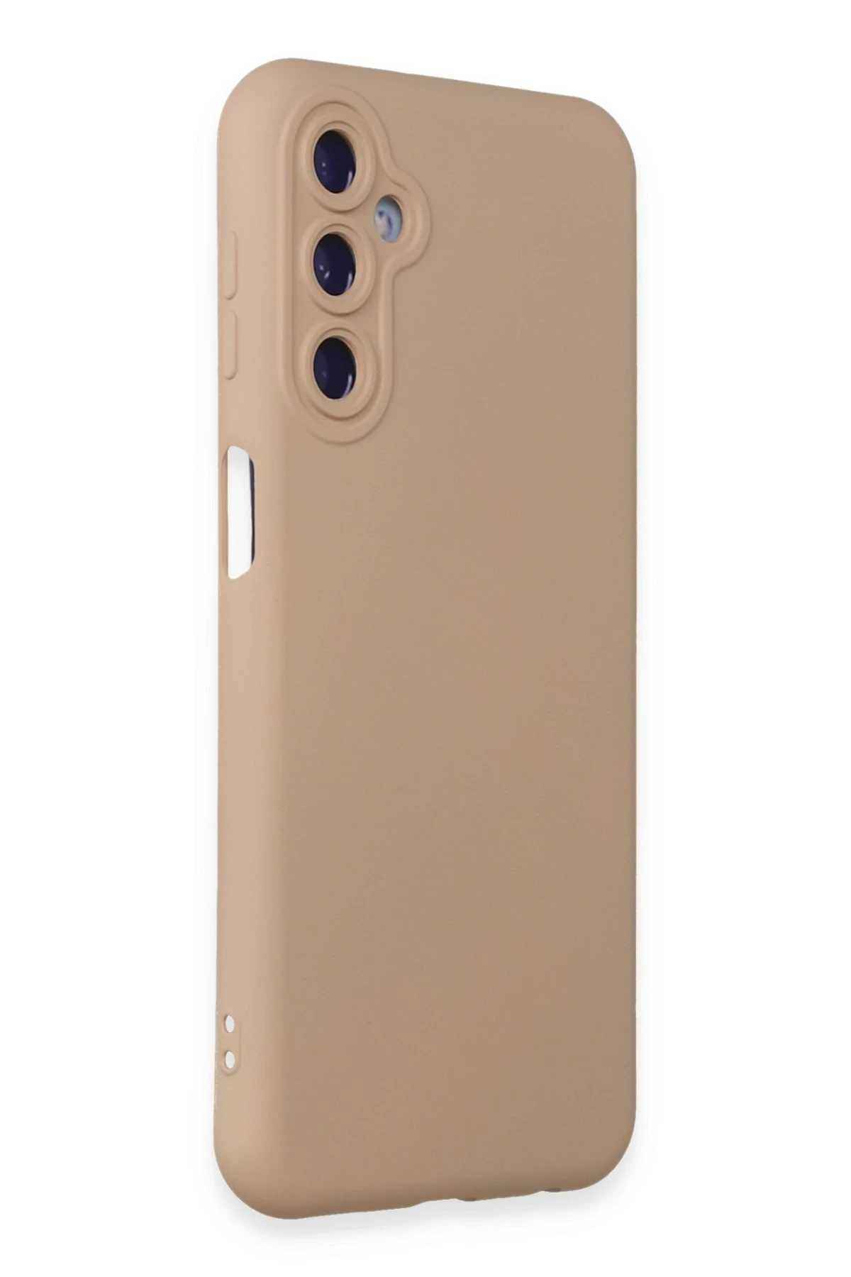 Newface Samsung Galaxy M34 5G Kılıf Nano içi Kadife Silikon - Pudra