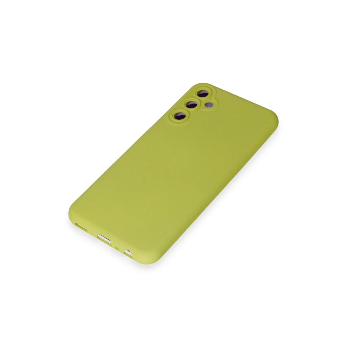 Samsung Galaxy M14 5G Kılıf Nano içi Kadife Silikon - Sarı