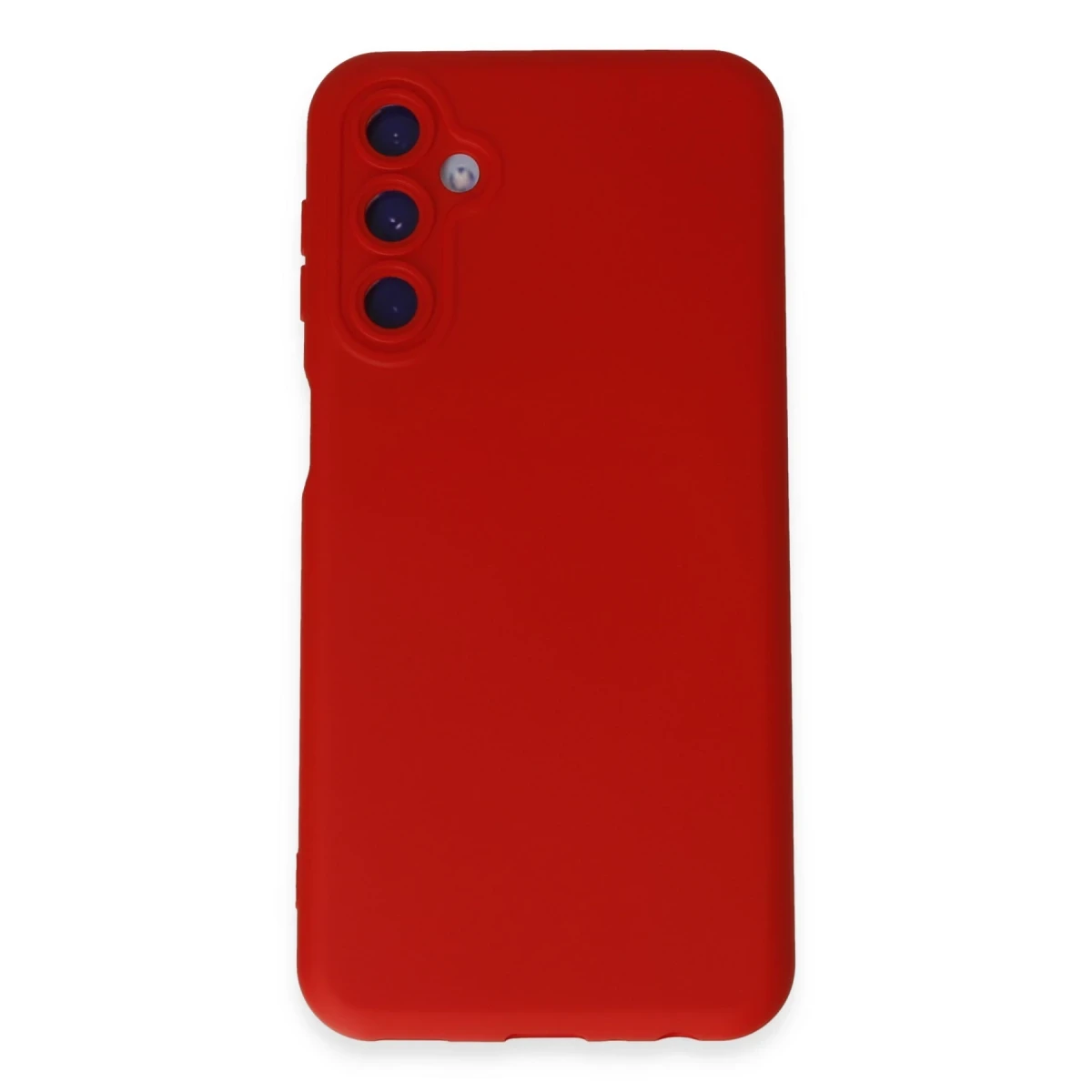 Newface Samsung Galaxy M14 5G Kılıf Nano içi Kadife Silikon - Kırmızı