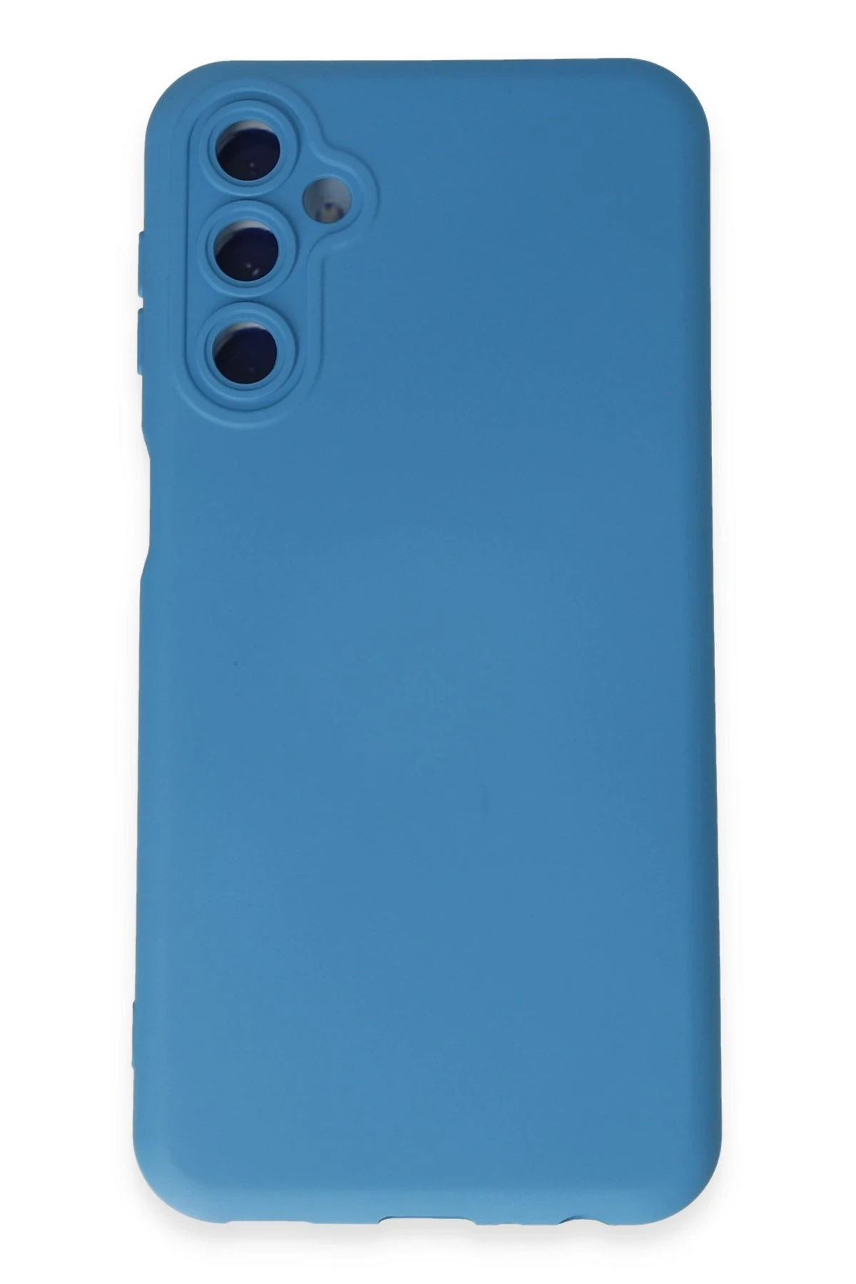 Newface Samsung Galaxy M14 5G Kılıf Nano içi Kadife Silikon - Mavi