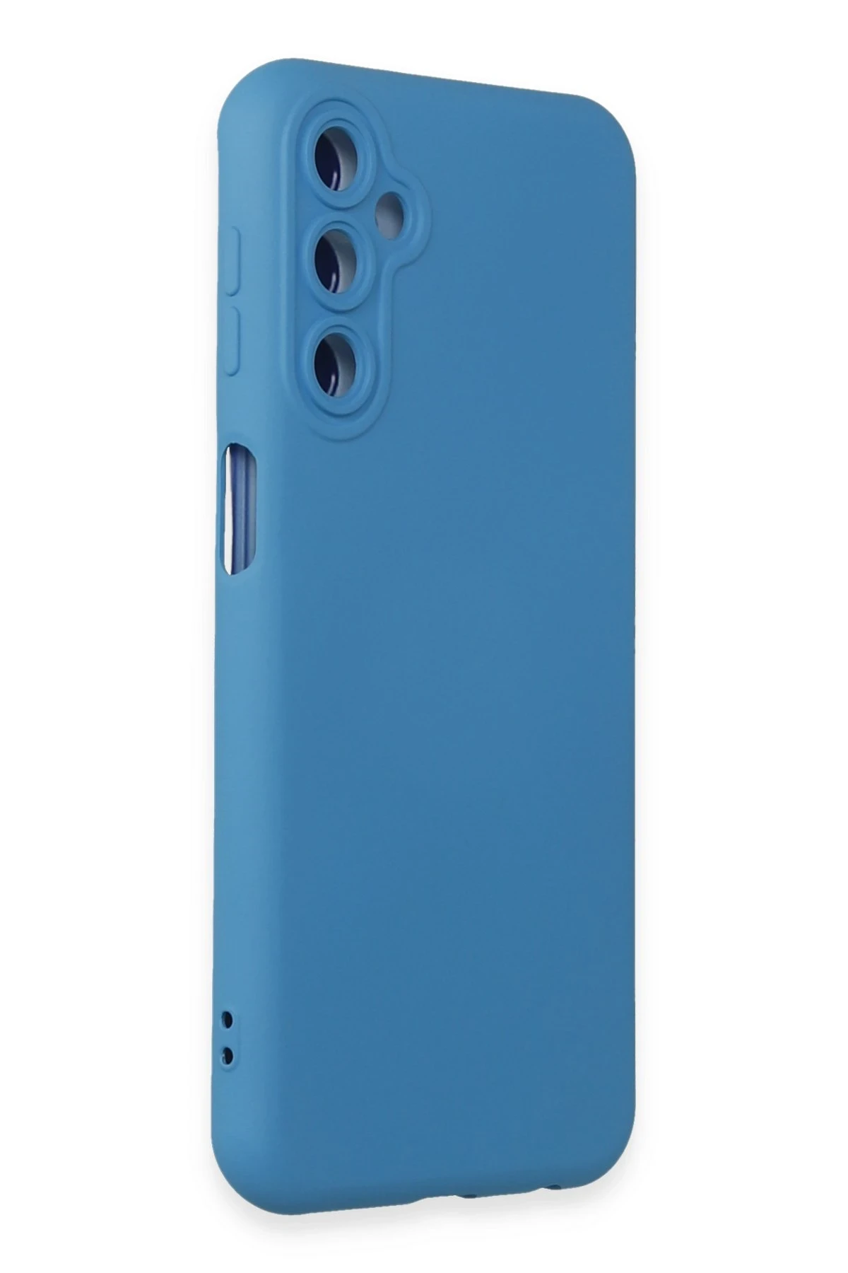 Newface Samsung Galaxy M14 5G Kılıf Nano içi Kadife Silikon - Mavi