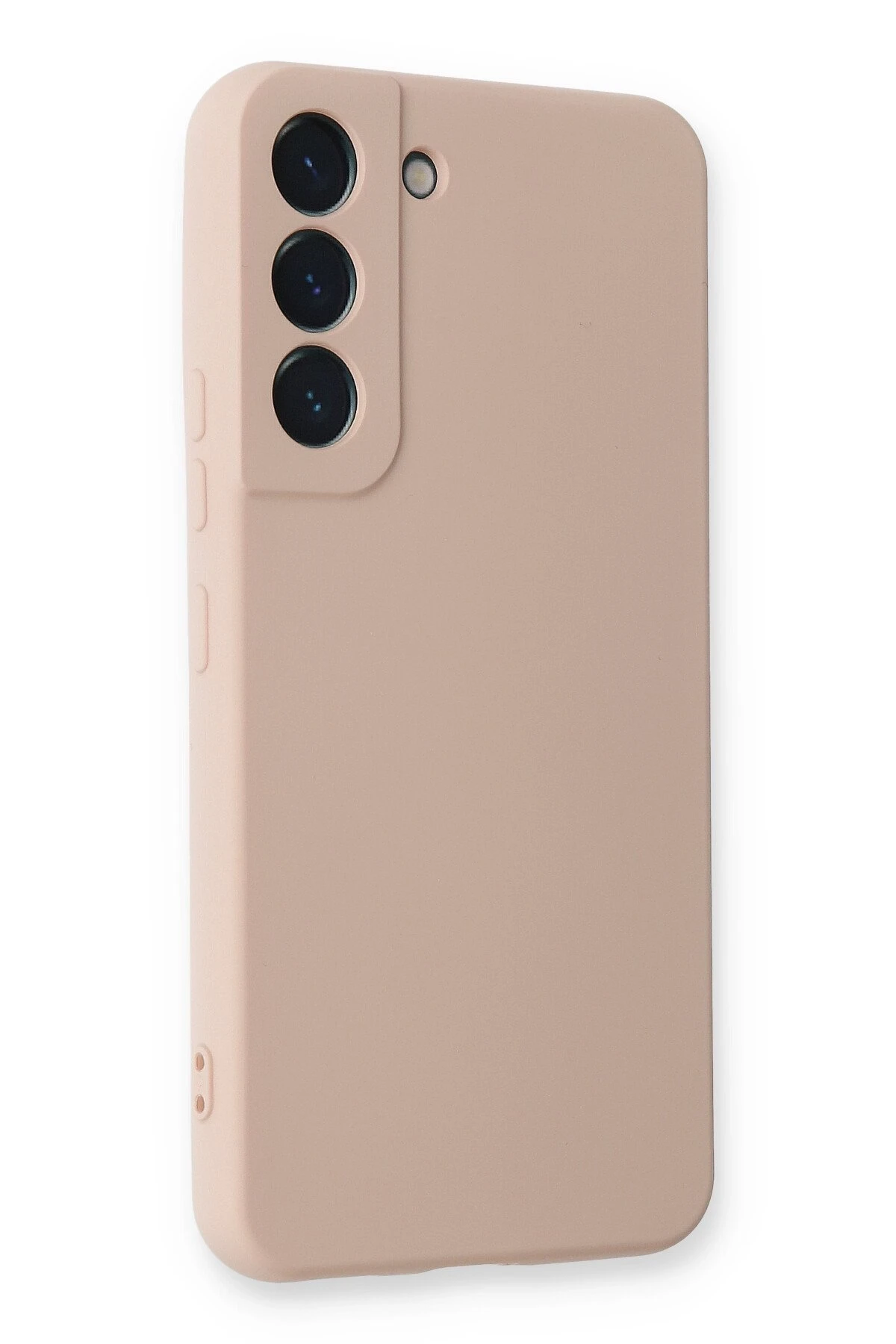 Newface Samsung Galaxy S23 Kılıf Nano içi Kadife Silikon - Pudra