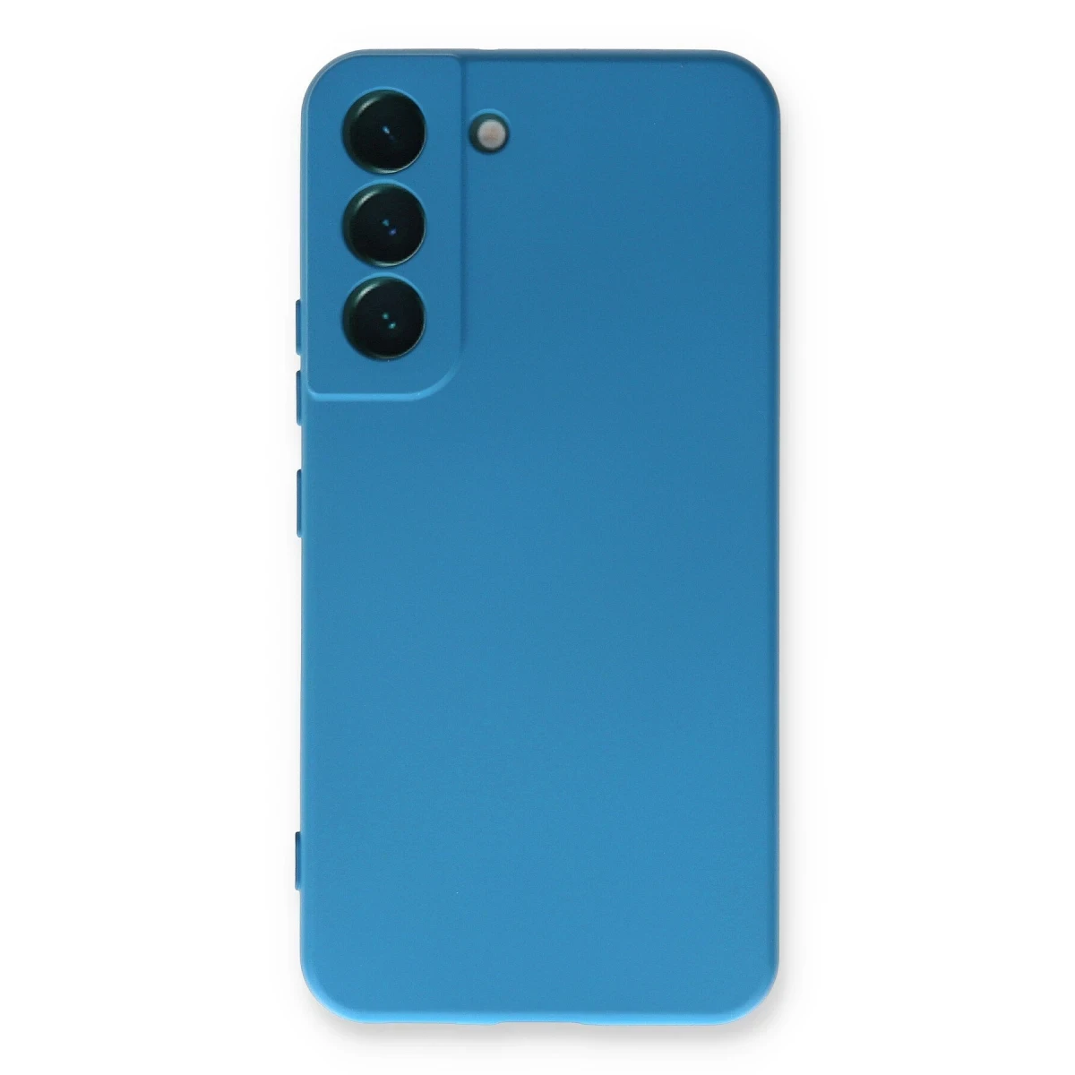 Newface Samsung Galaxy S23 Plus Kılıf Nano içi Kadife Silikon - Mavi