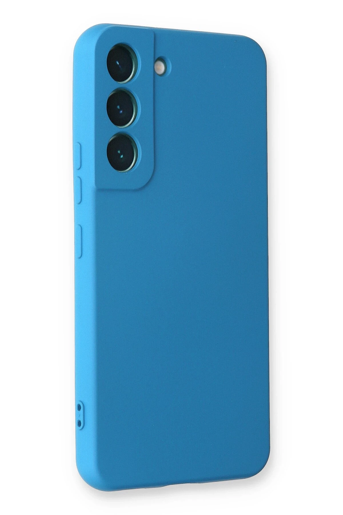 Newface Samsung Galaxy S23 Plus Kılıf Nano içi Kadife Silikon - Mavi