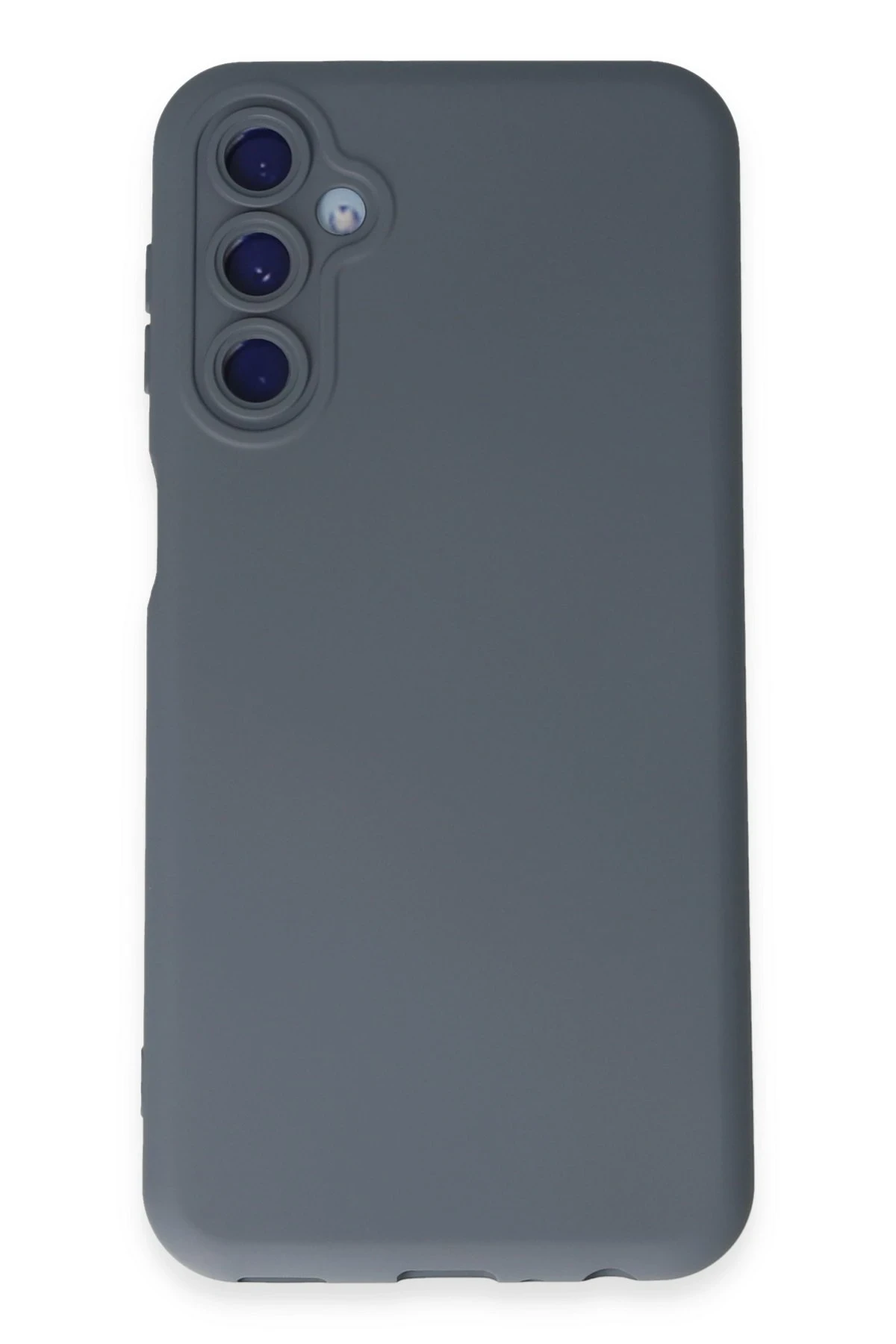 Newface Samsung Galaxy M14 5G Kılıf Nano içi Kadife Silikon - Gri