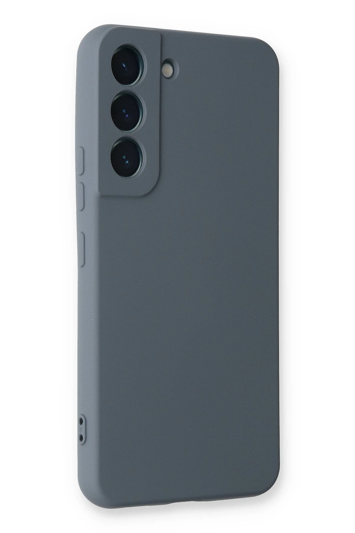 Newface Samsung Galaxy S23 Plus Kılıf Nano içi Kadife Silikon - Gri